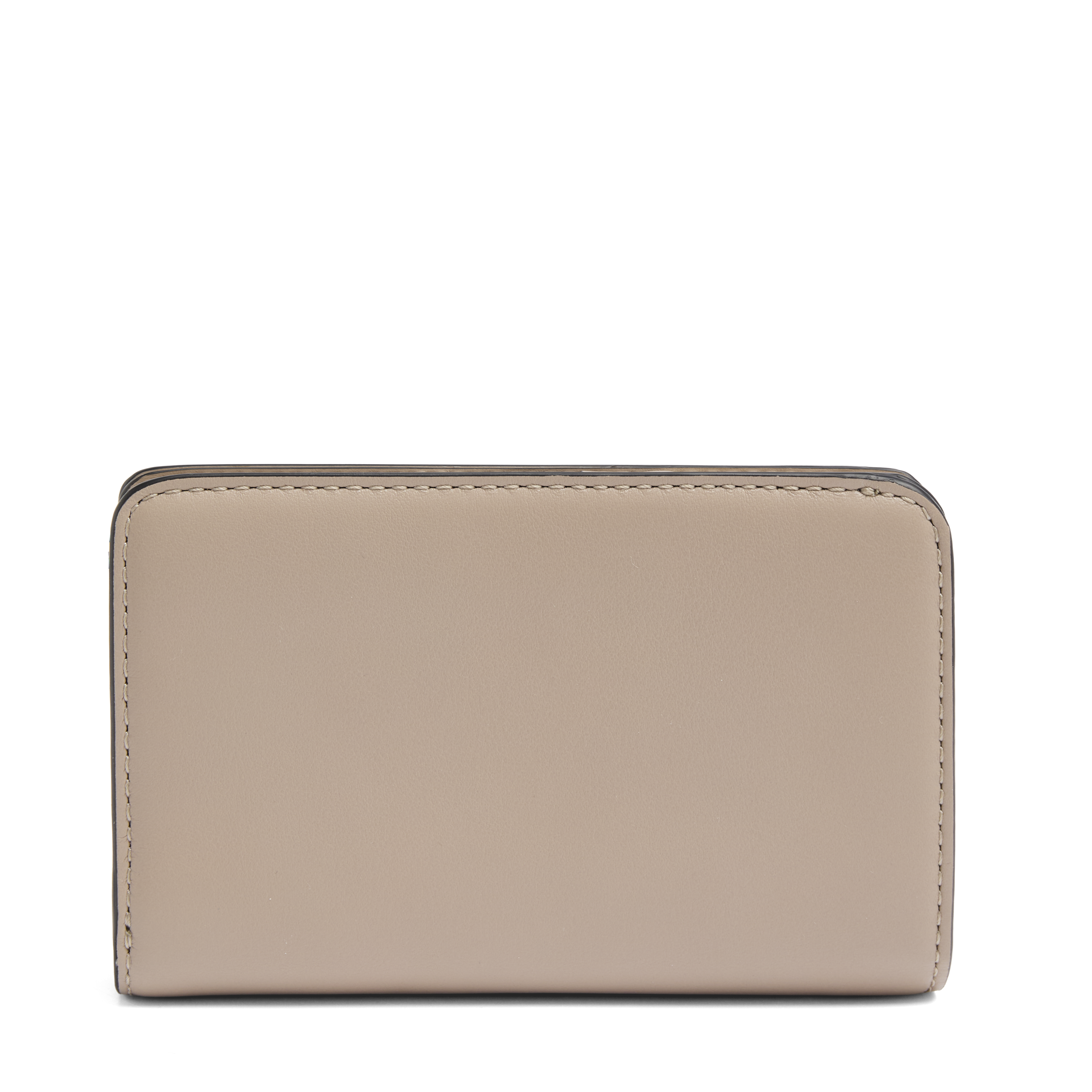 Portefeuille compact origami de lancel en cuir de vachette lisse LANCEL Gris