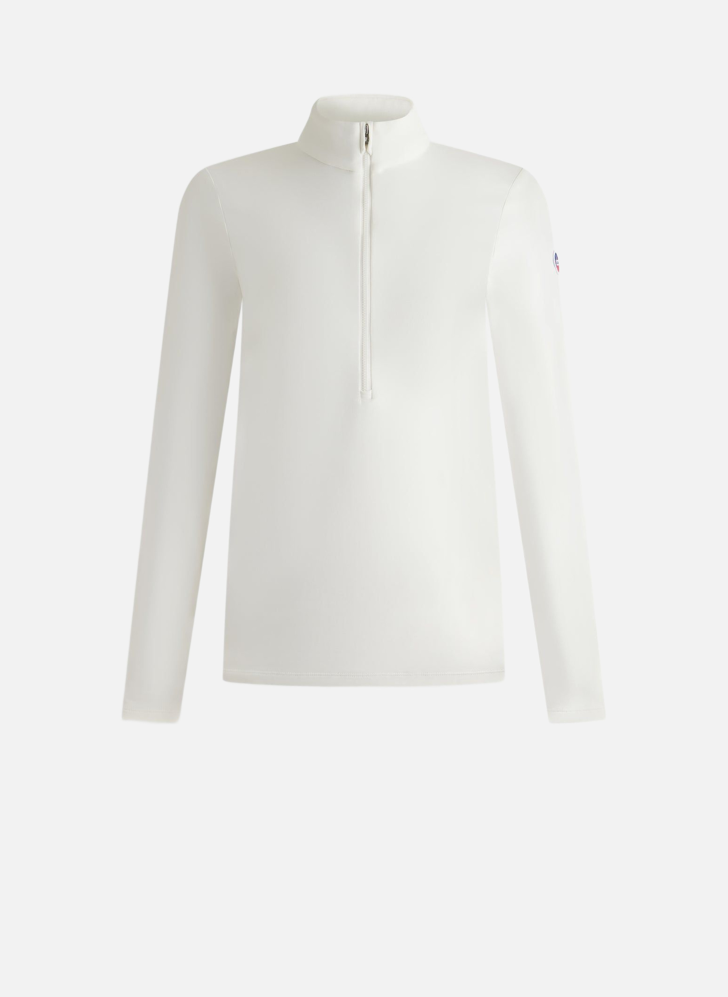 Gemini high-neck fitted sweater FUSALP White