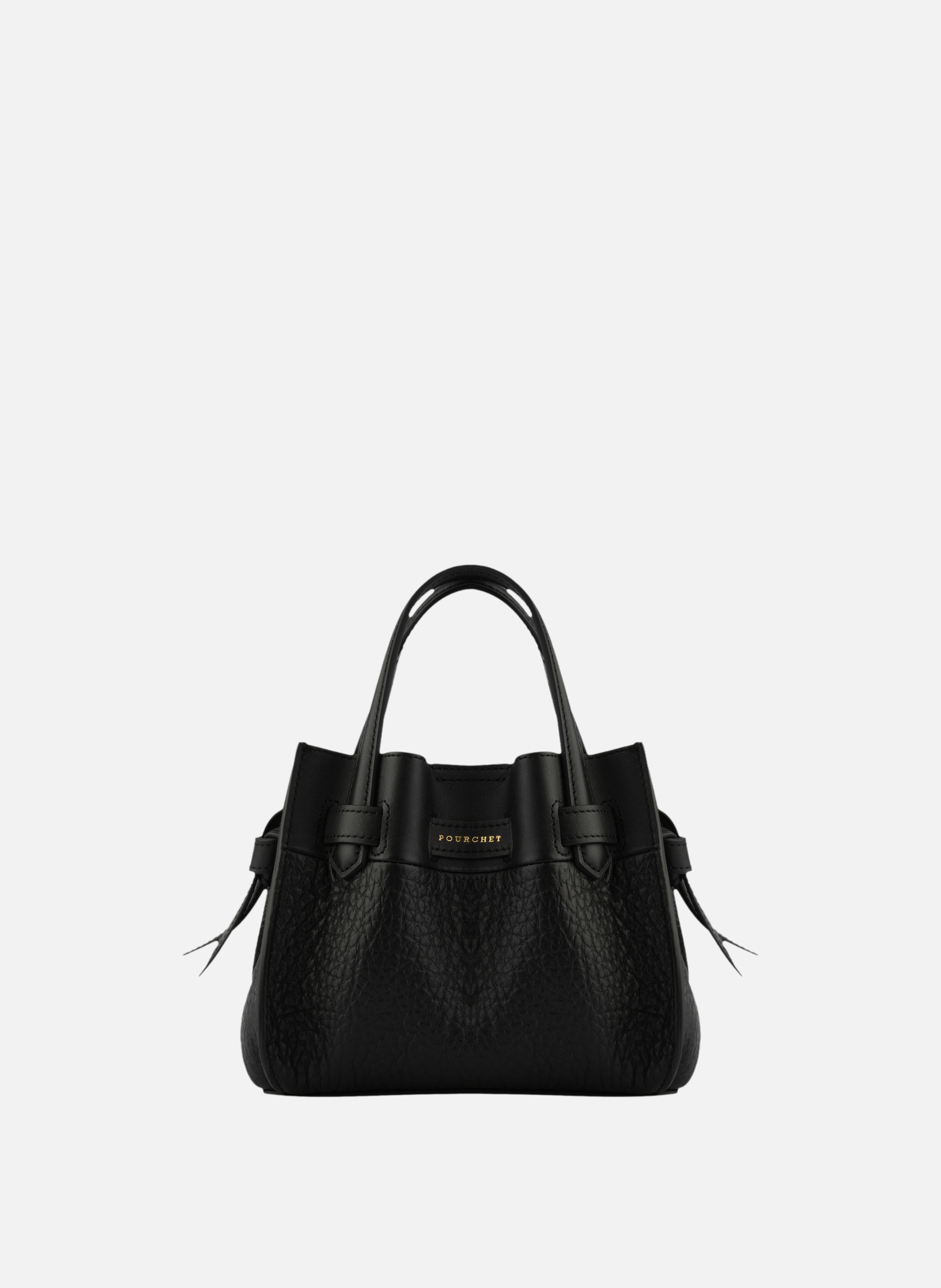 Blossom | sac à main nano en cuir de vachette  Noir