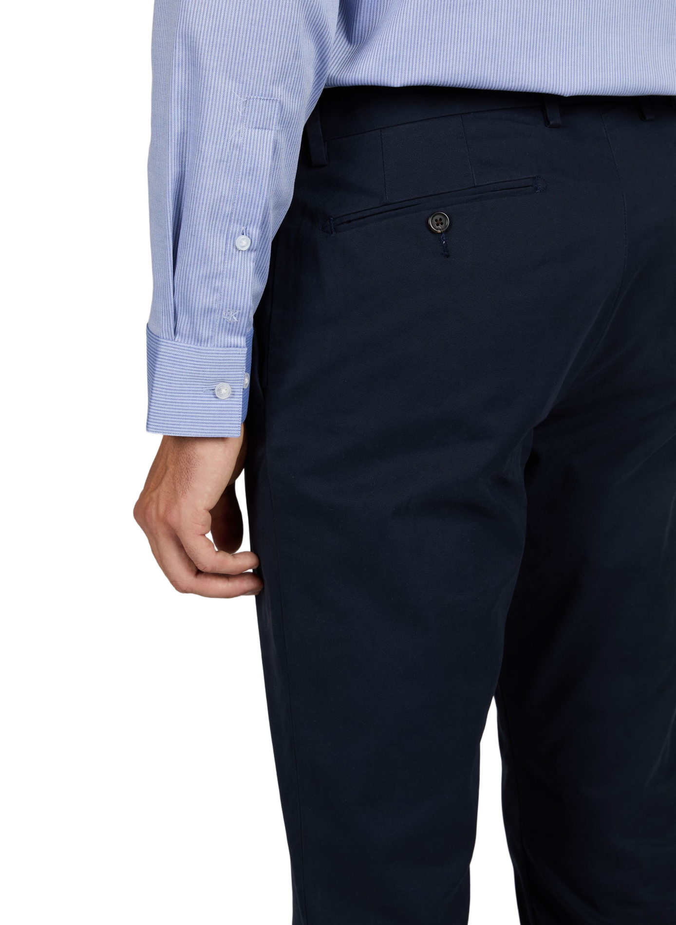 Slim-fit stretch cotton trousers POLO RALPH LAUREN Blue