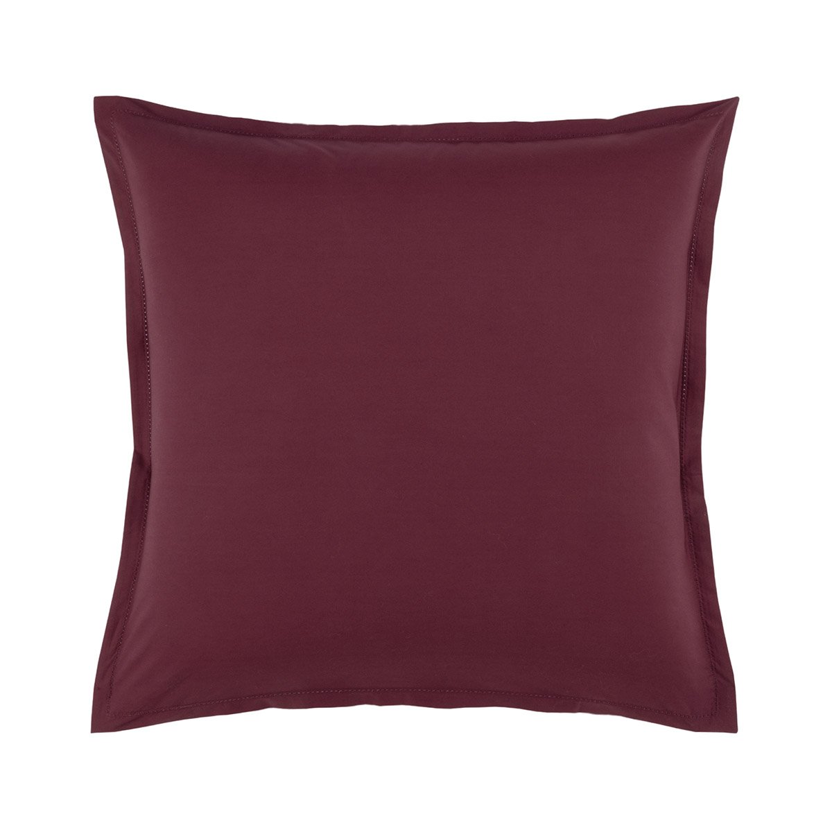 Taie d'oreiller en percale de coton, alcove DESFORGES Violet