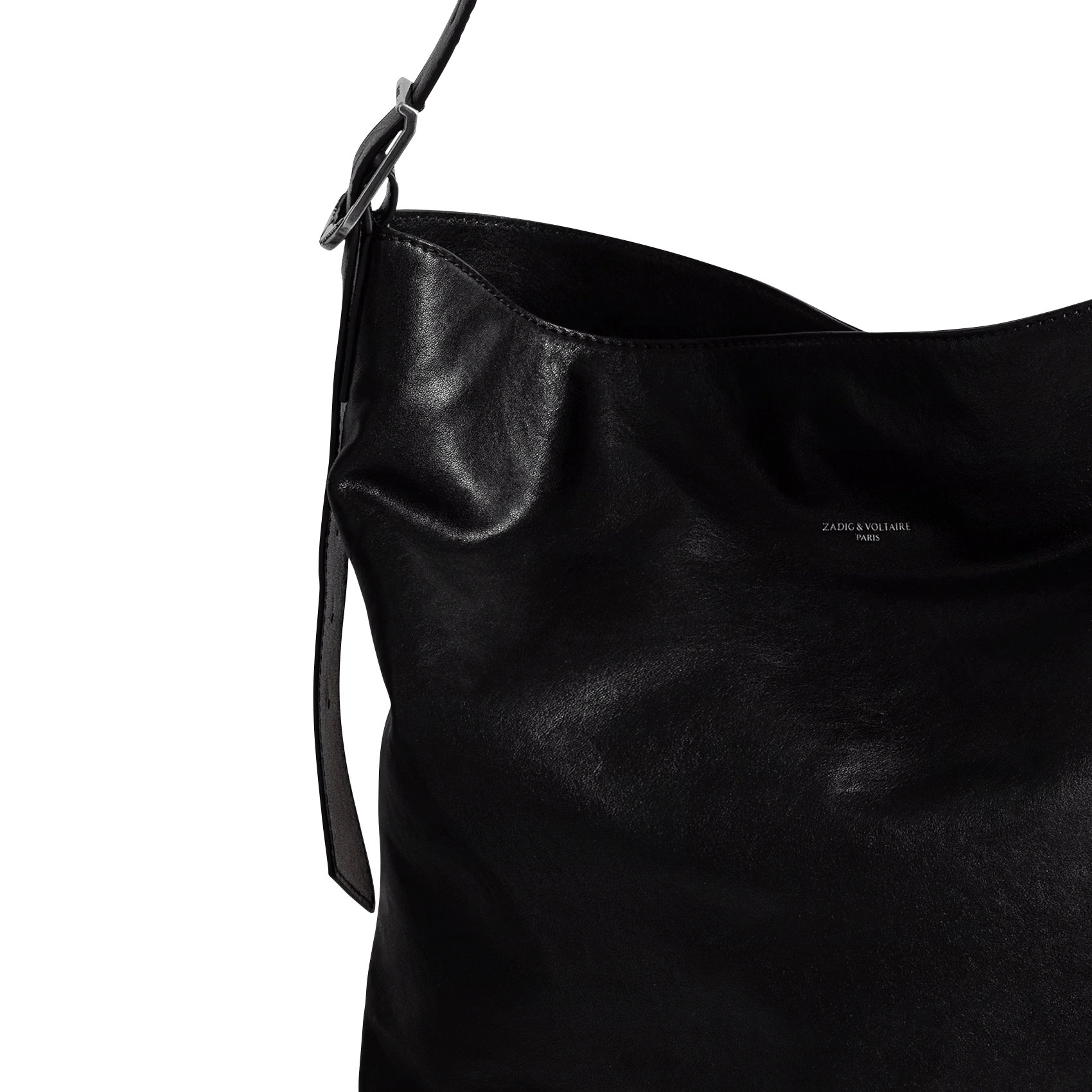 Sac cabas en cuir jane ZADIG&VOLTAIRE Noir