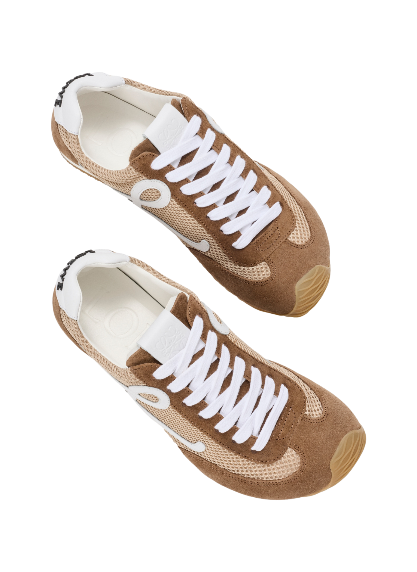 Sneakers Ballet Runner 2.0 in suède leer en technisch mesh LOEWE Bruin