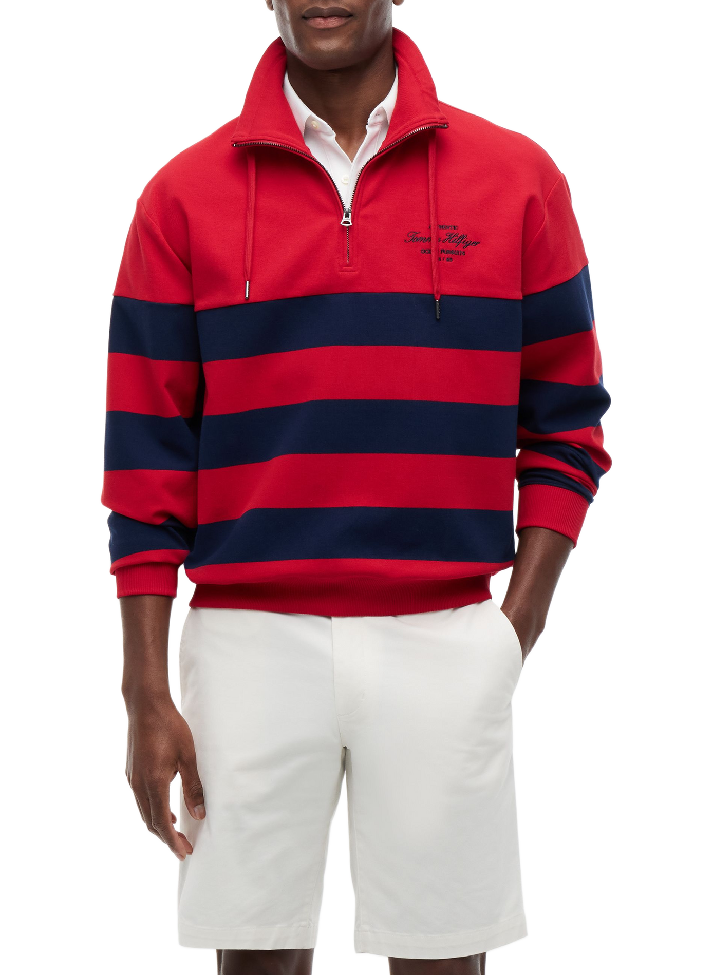 Striped polo shirt TOMMY HILFIGER Red