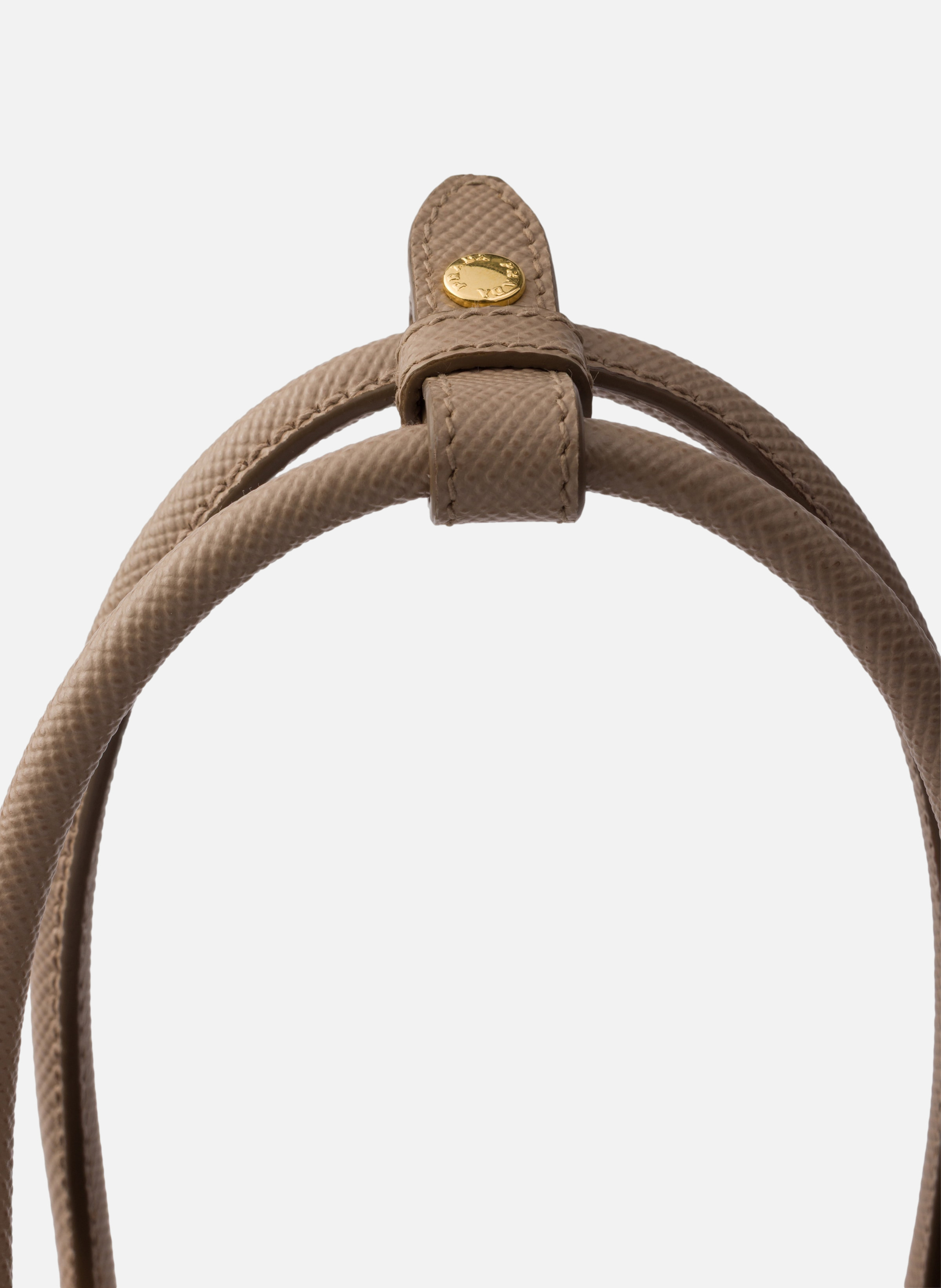 Mini sac prada double en cuir saffiano PRADA Rose