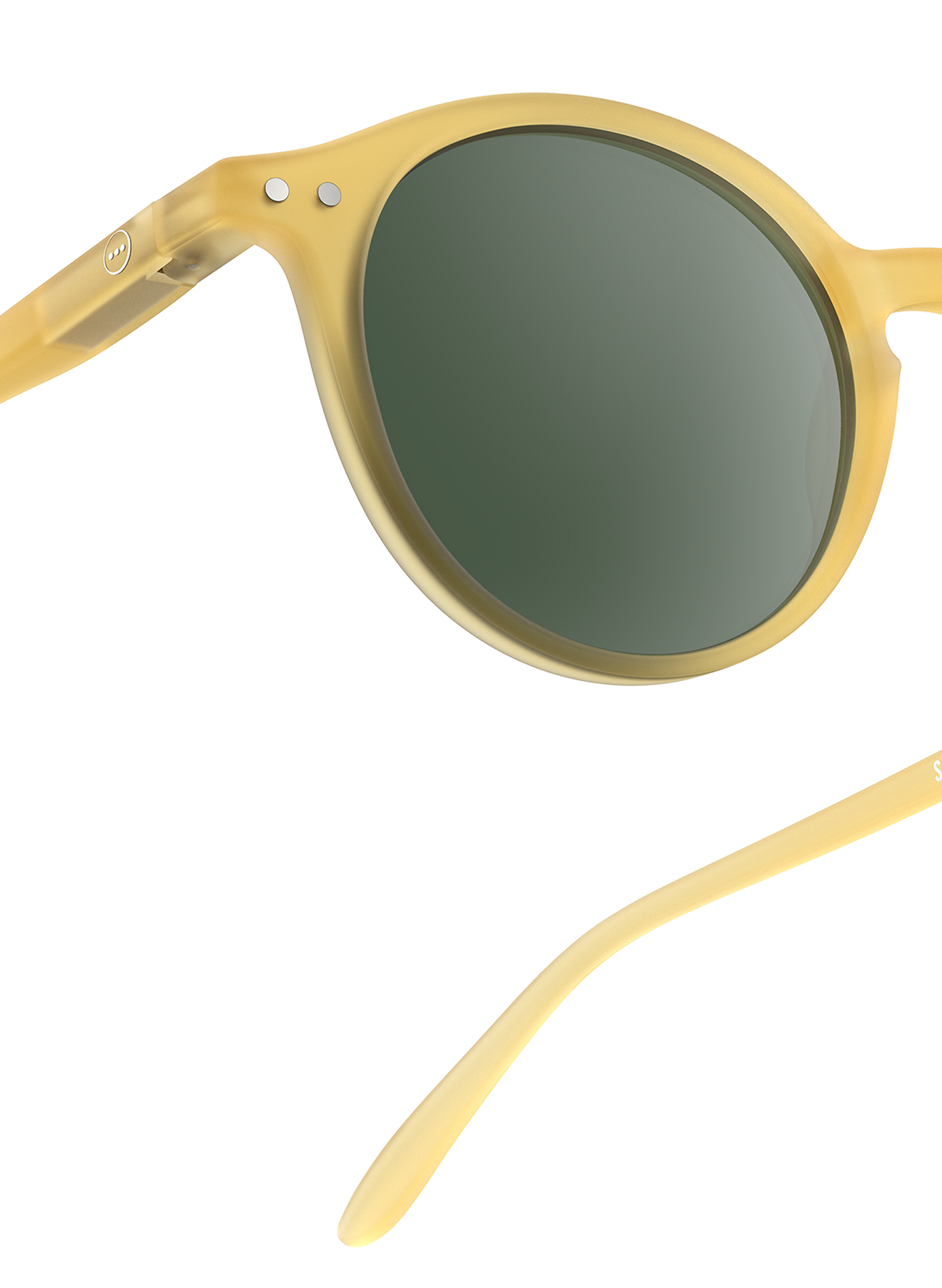 Round sunglasses IZIPIZI Yellow