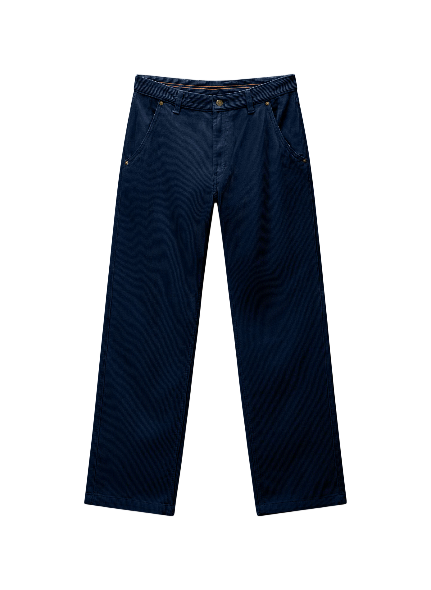 Pantalon droit en velours côtelé NAPAPIJRI Bleu