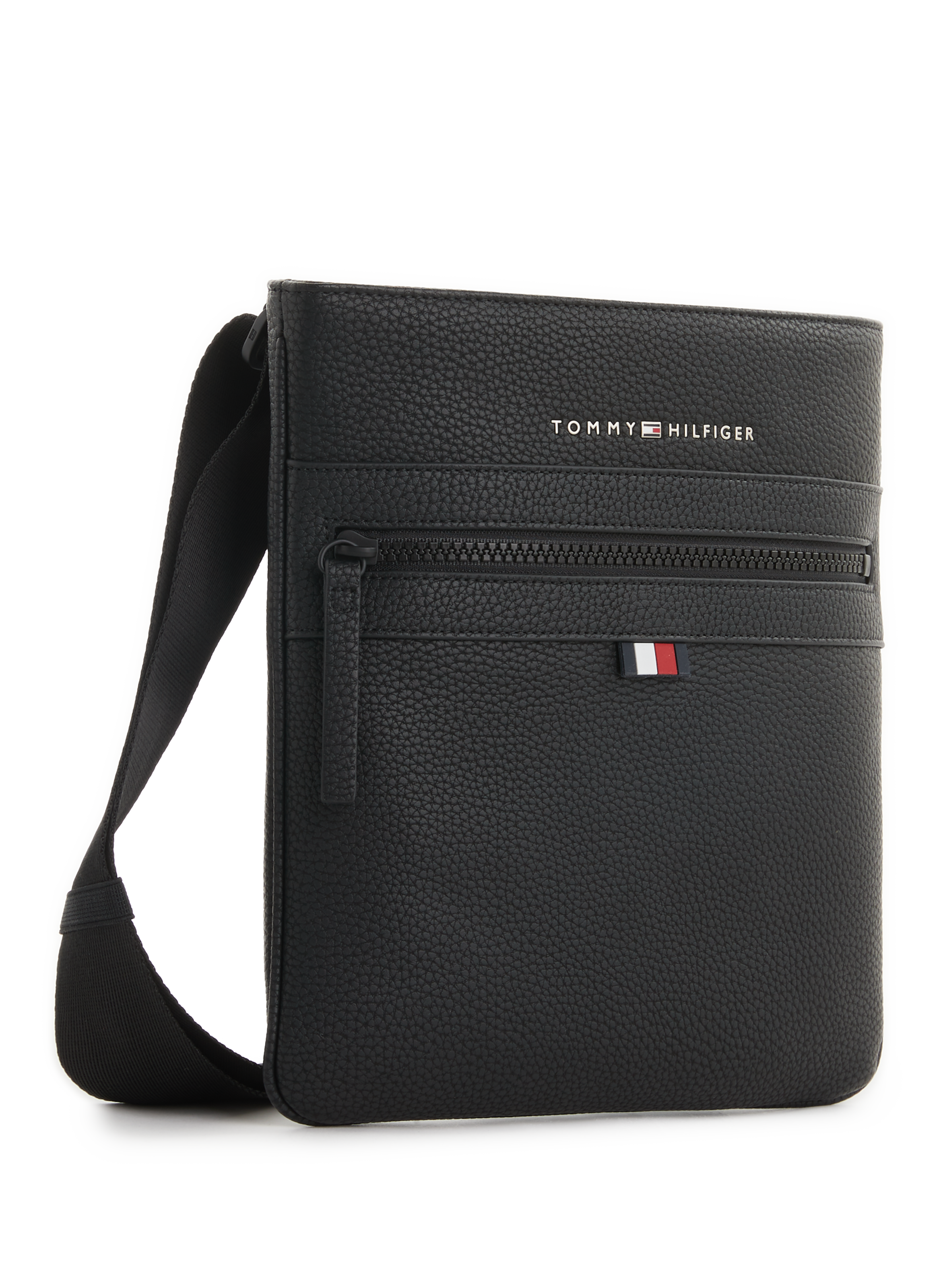 Textured shoulder bag  TOMMY HILFIGER Black