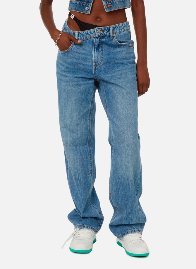 Jeans with asymmetric bikini detail ALEXANDER WANG