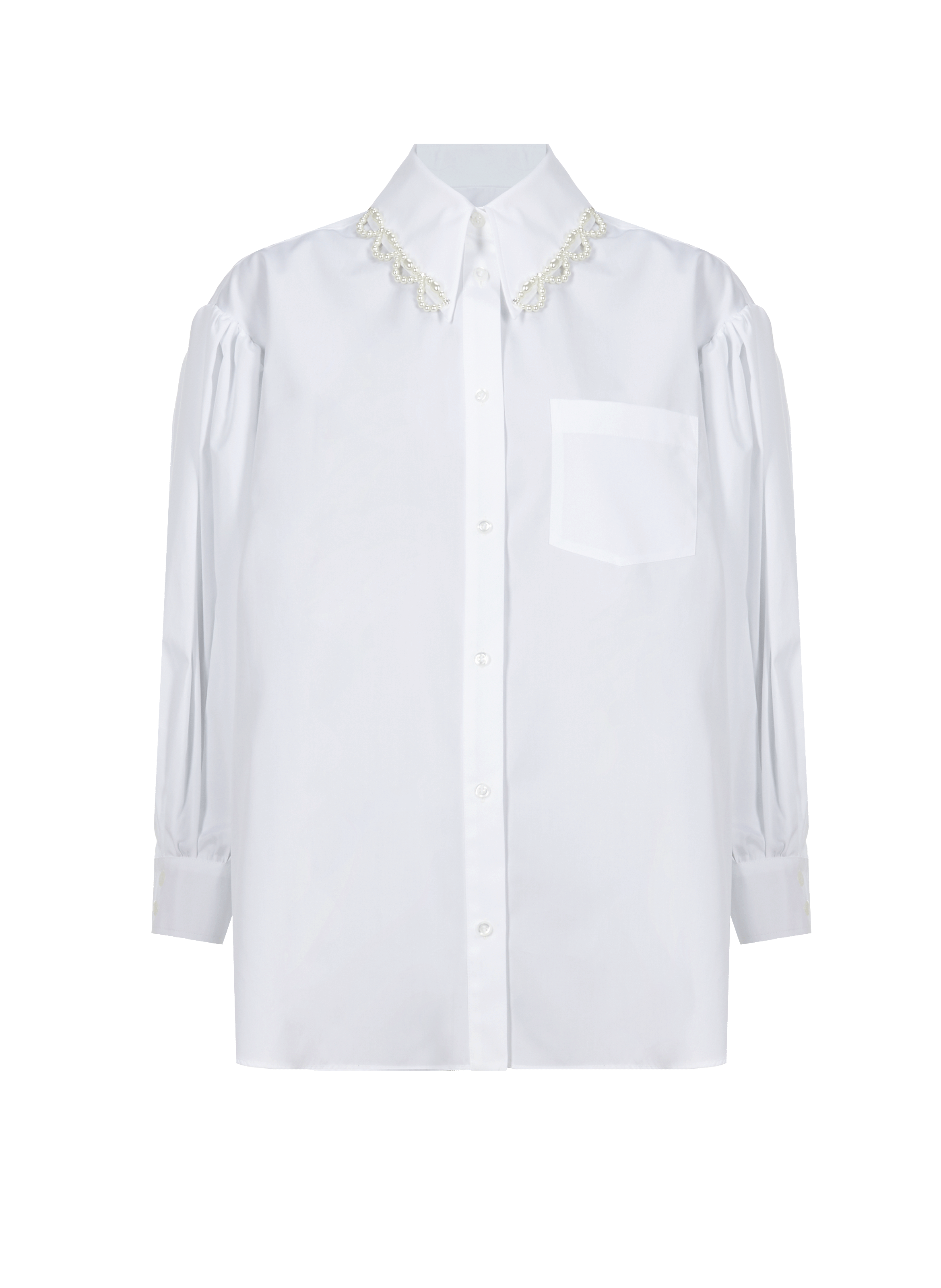 Chemise à perles en coton