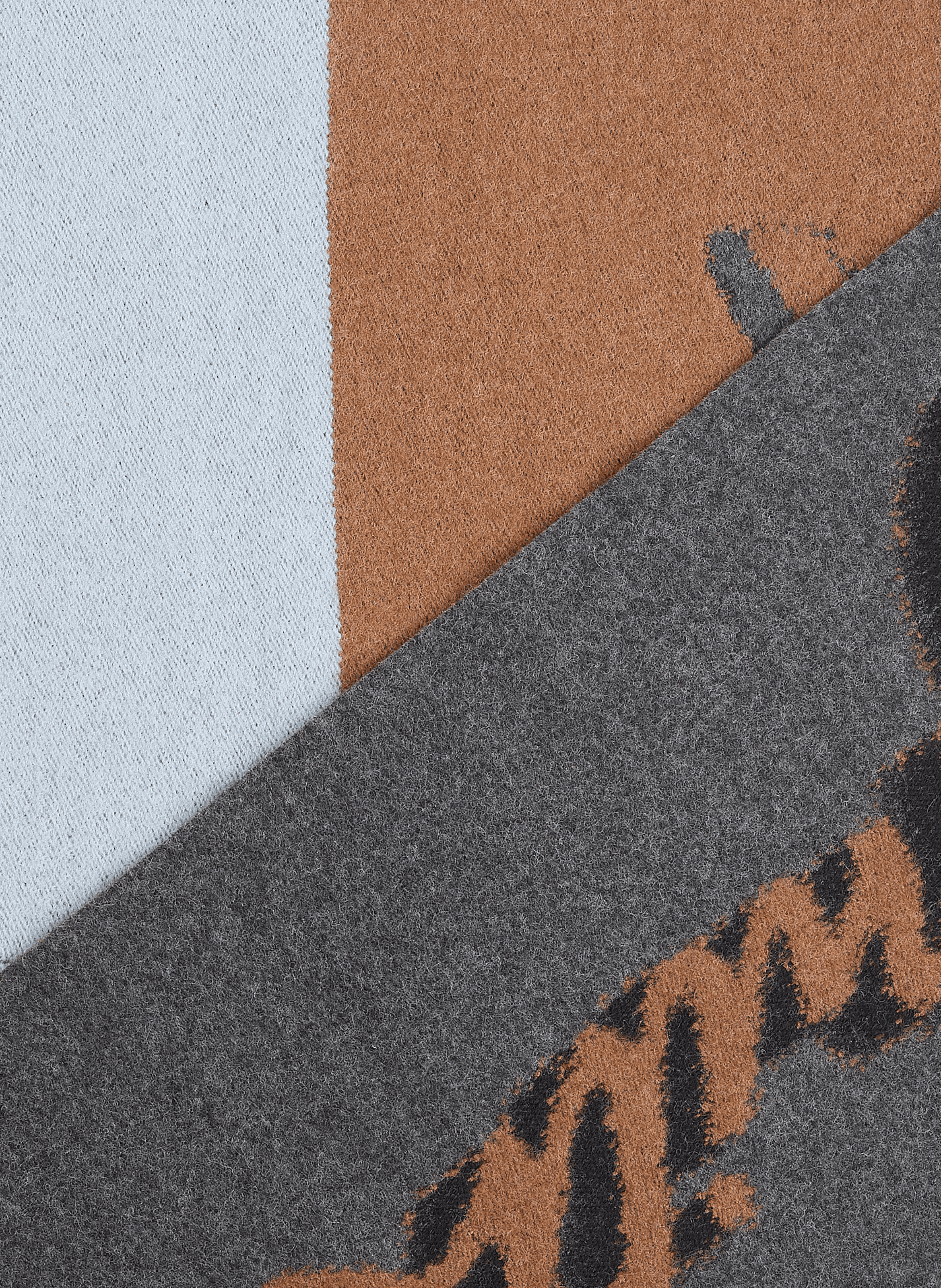 Echarpe en laine  PAUL SMITH Gris