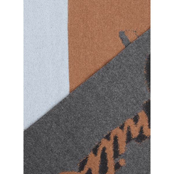 Paul Smith Wool Scarf In Brown