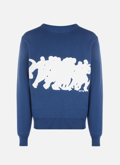 Kris Runner oversized sweater BlueARTE ANTWERP 