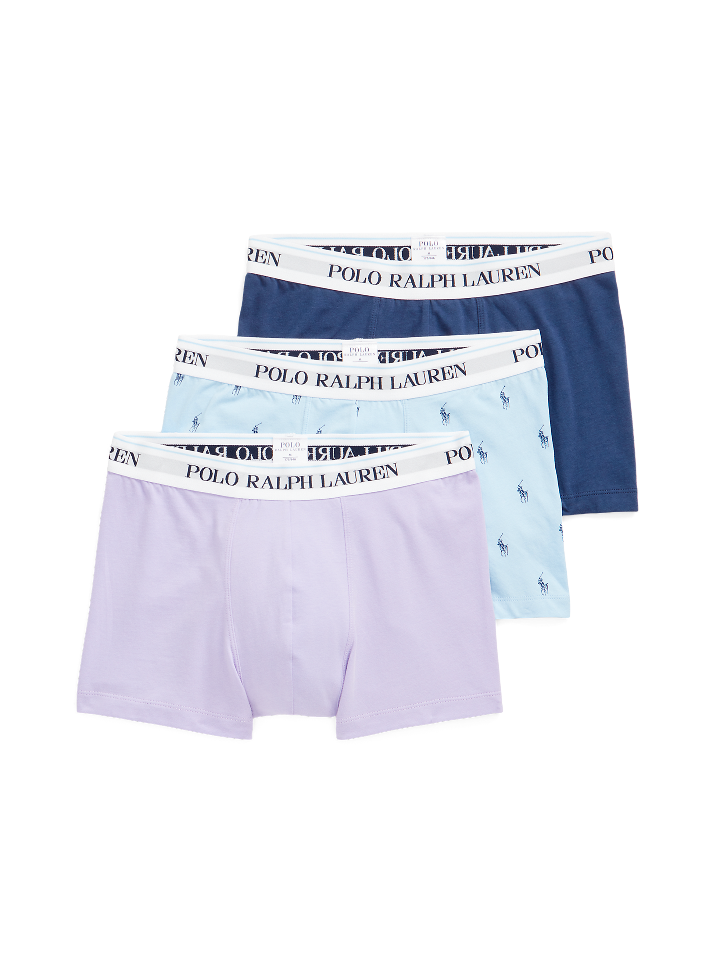 Lot de 3 boxers en coton POLO RALPH LAUREN Multicolore