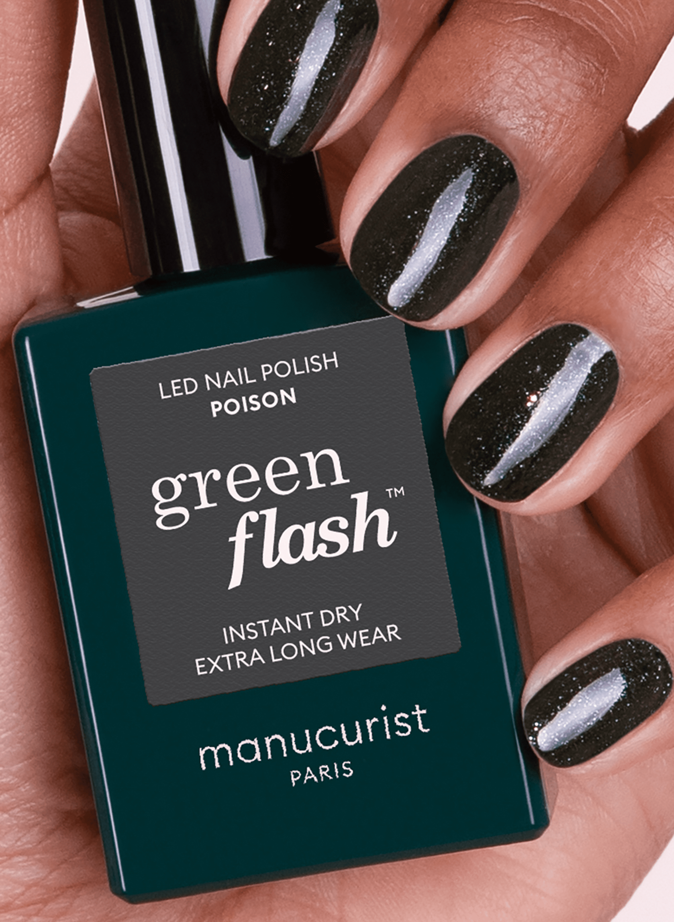Green Flash Nail Polish MANUCURIST Poison