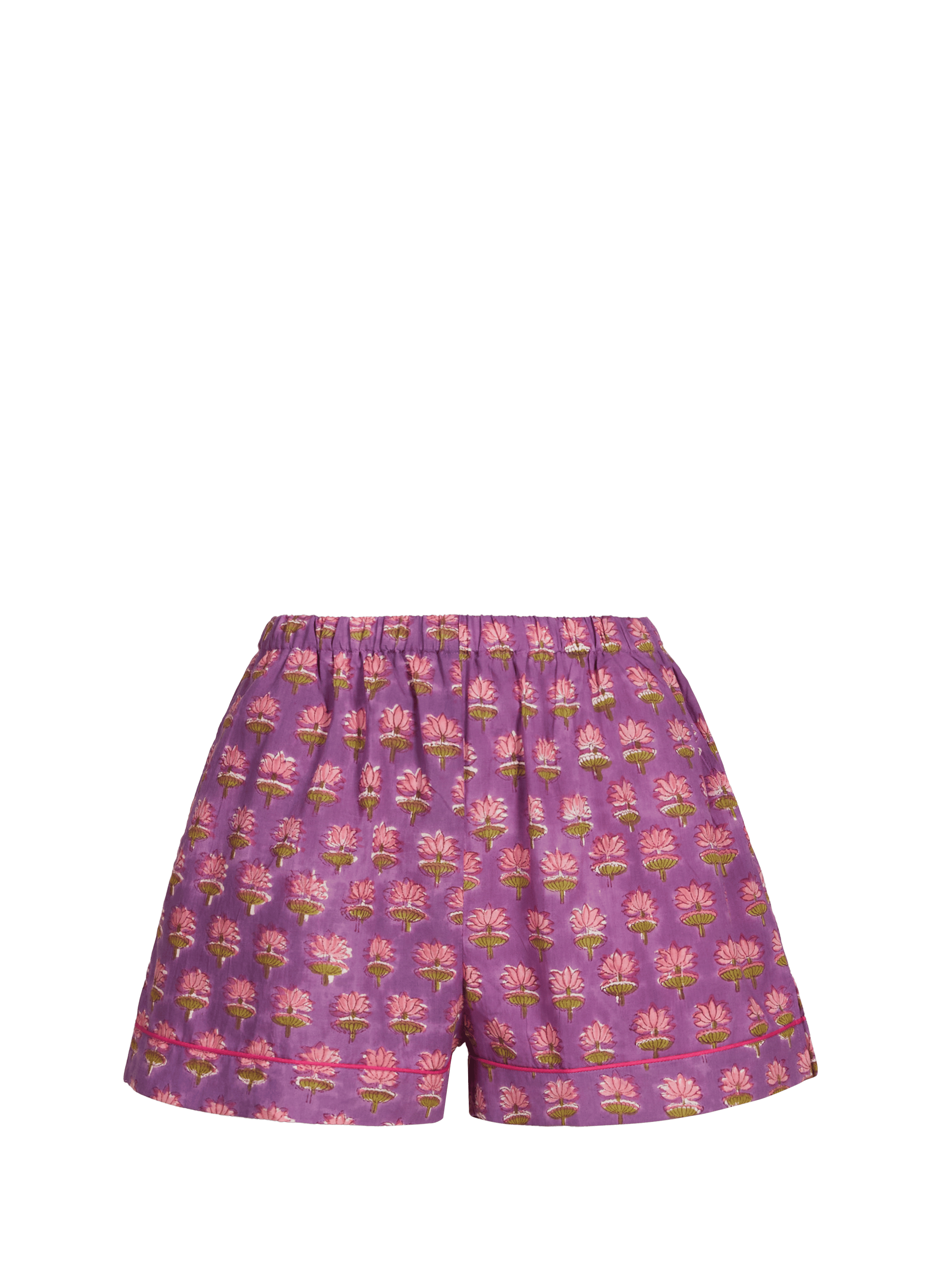 Printed cotton pyjama set GERMAINE DES PRÉS Purple