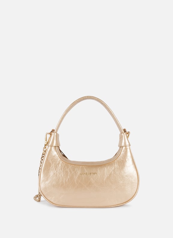 Mini sac hobo - aura Doré by LANCASTER LANCASTER Mini sac hobo - aura Doré