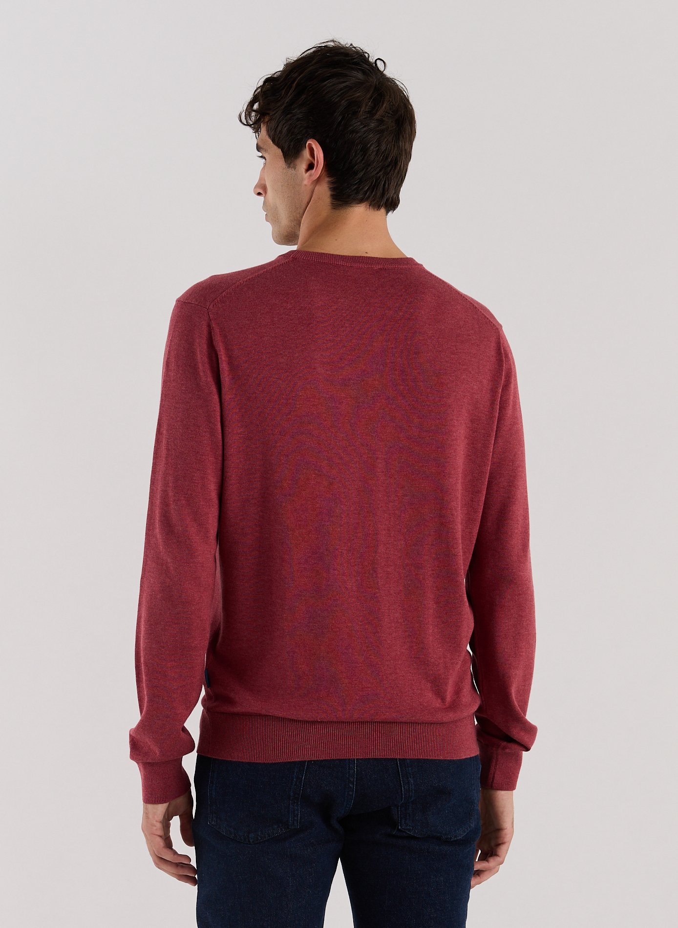 Cotton and linen jumper FACONNABLE Red