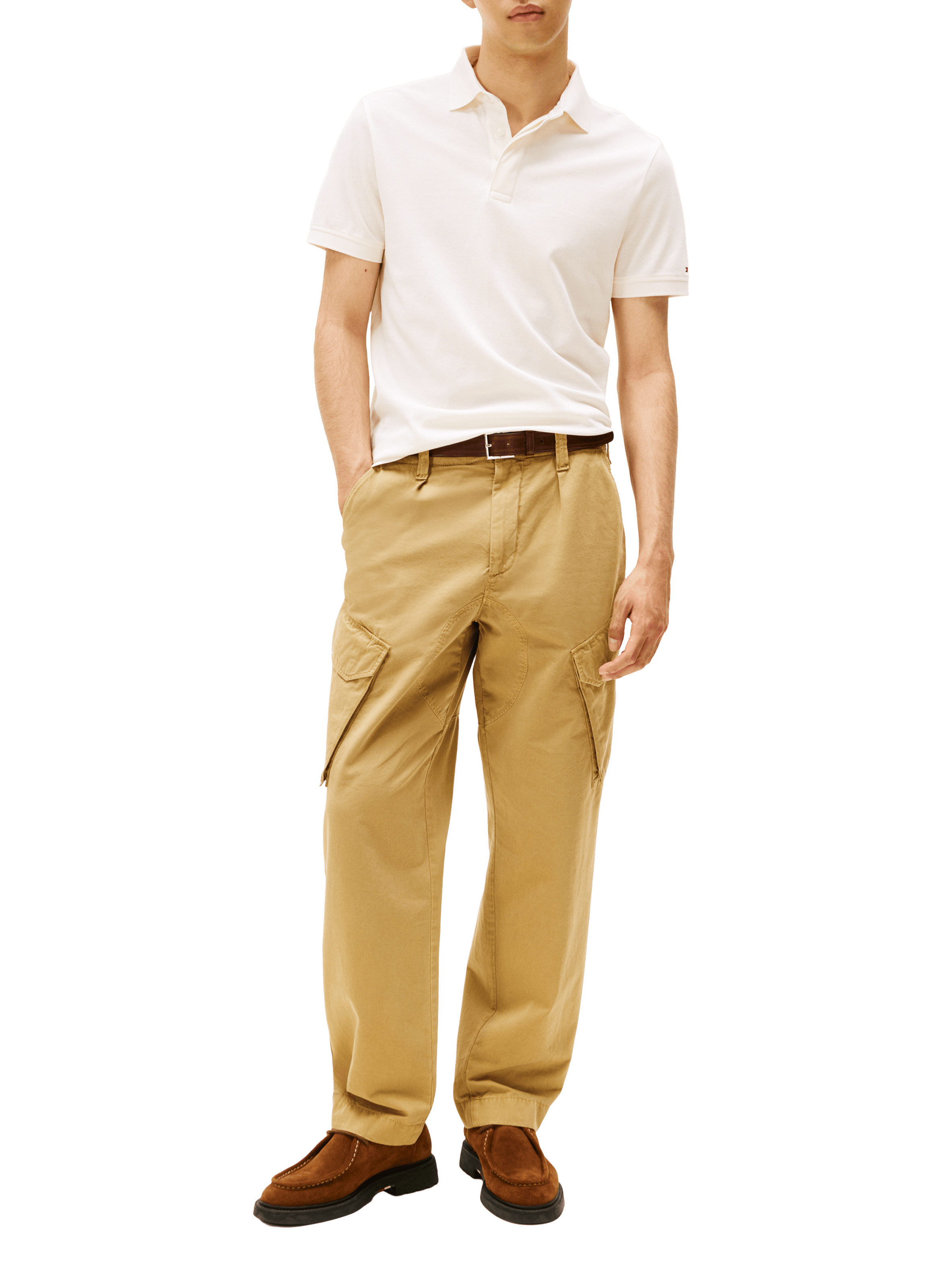  Cotton polo shirt  TOMMY HILFIGER Beige