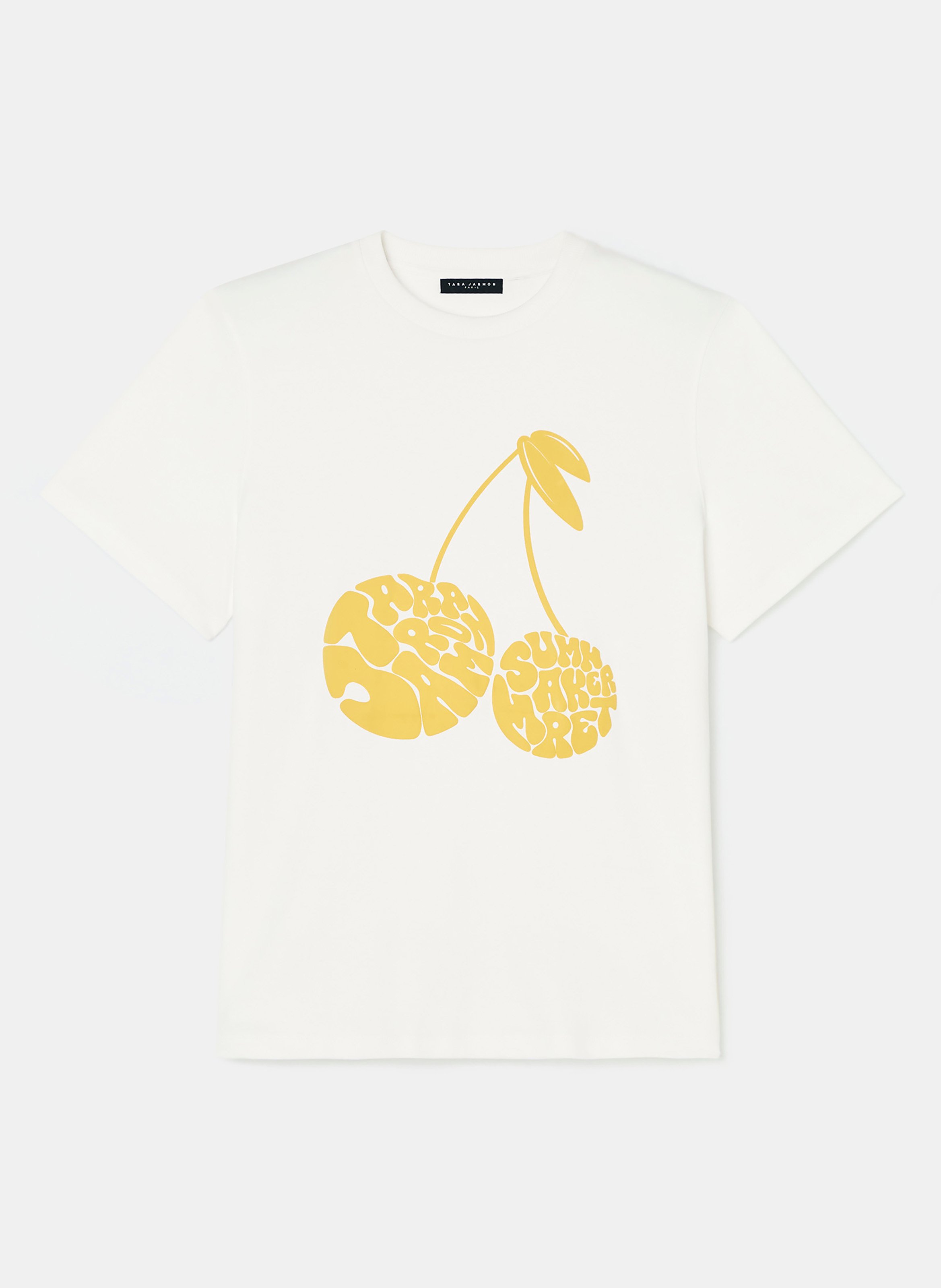 T-shirt tara cherry TARA JARMON Jaune