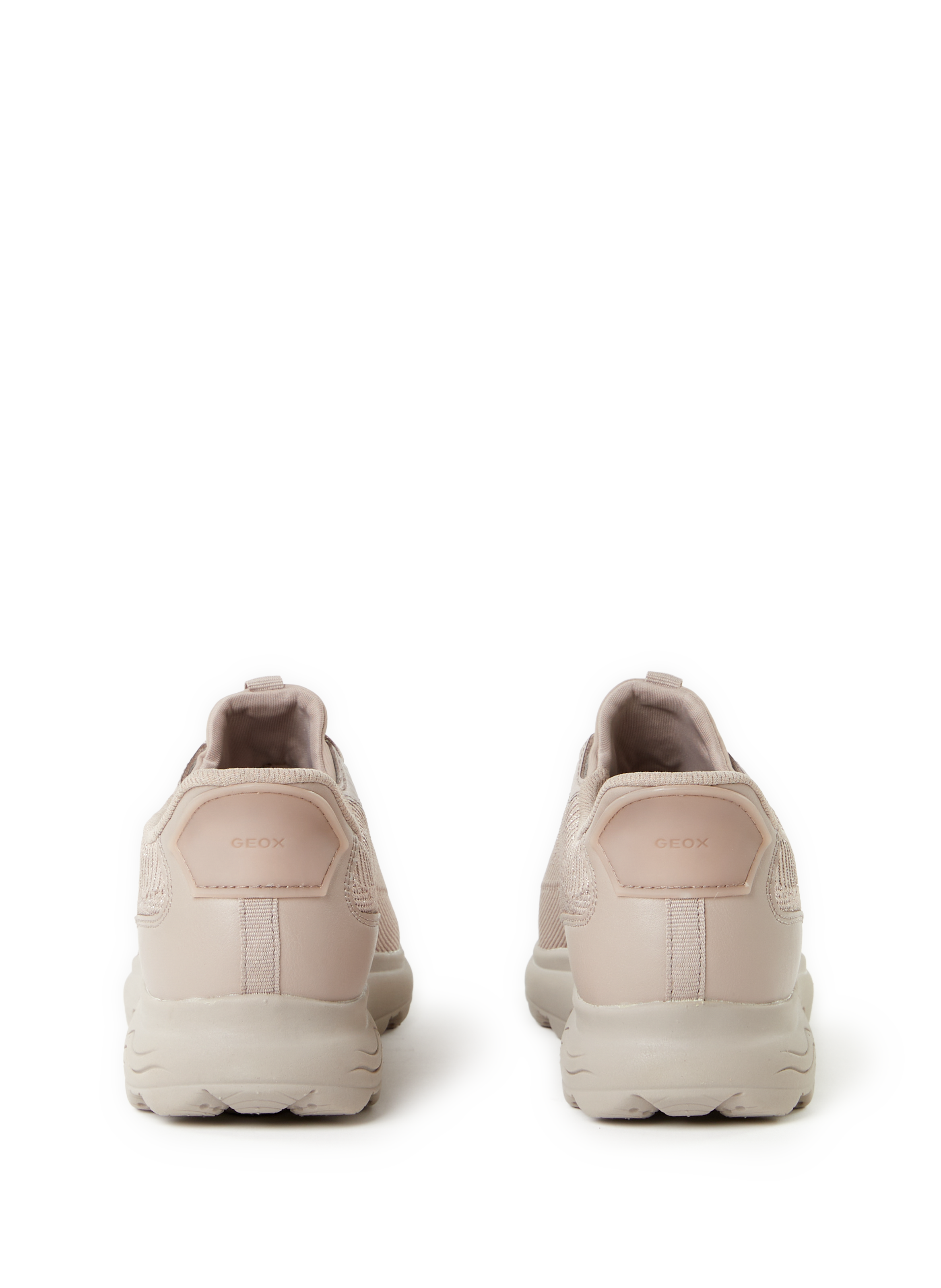 Baskets brillantes à bout rond GEOX Rose