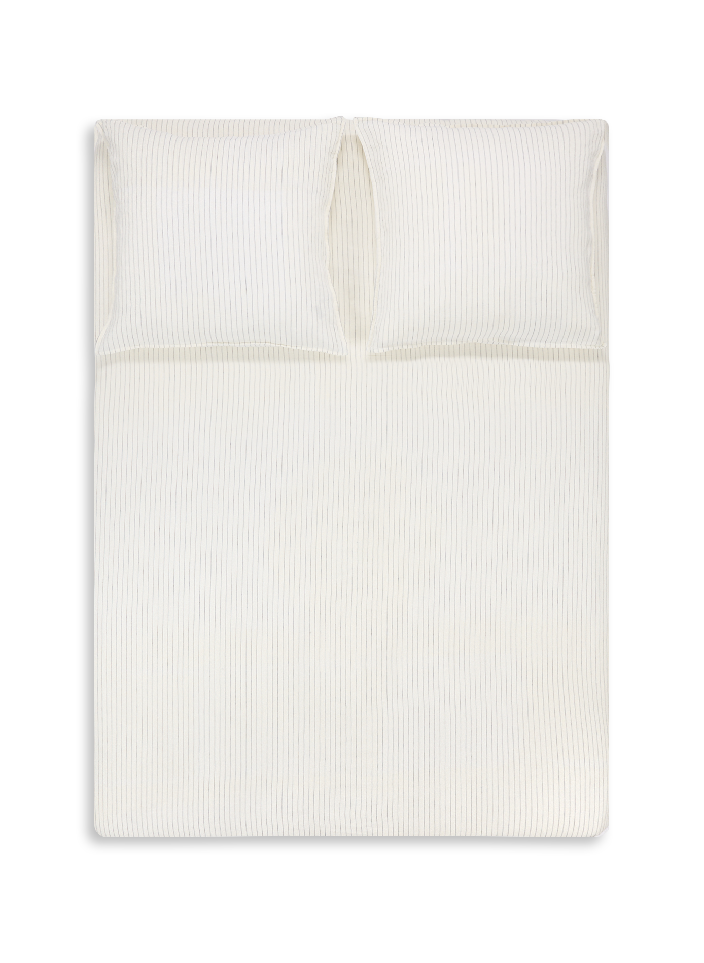 Housse de couette en lin lavé AU PRINTEMPS PARIS Multicolore