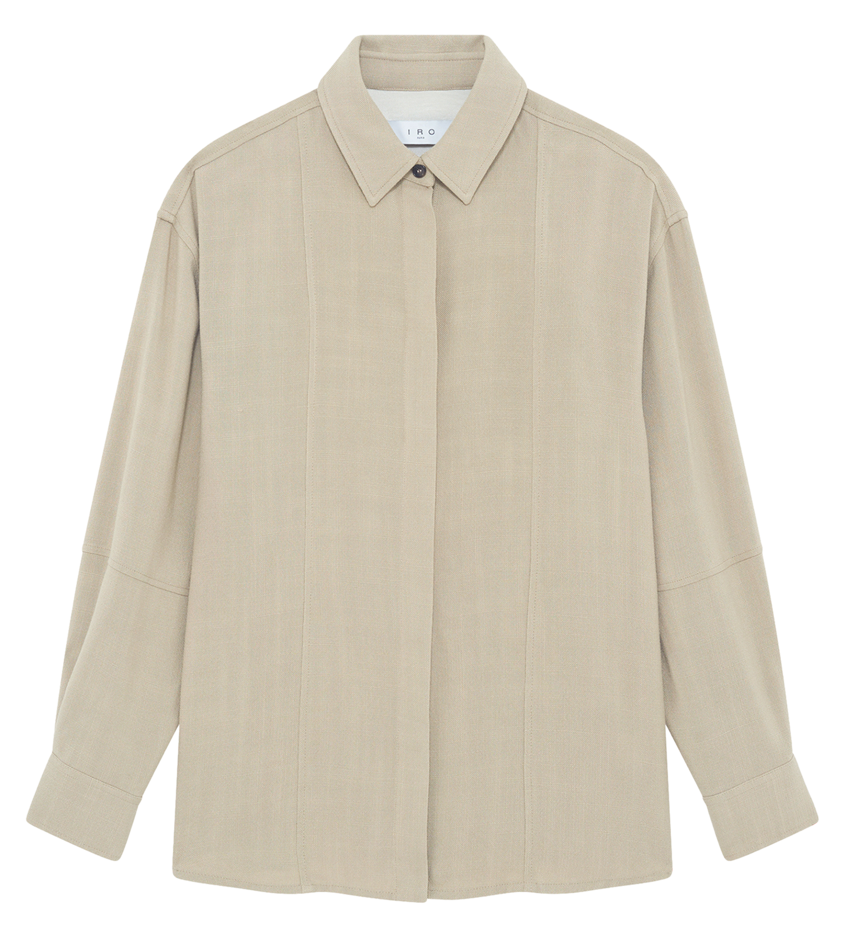 Chemise droite col classique aude IRO Beige