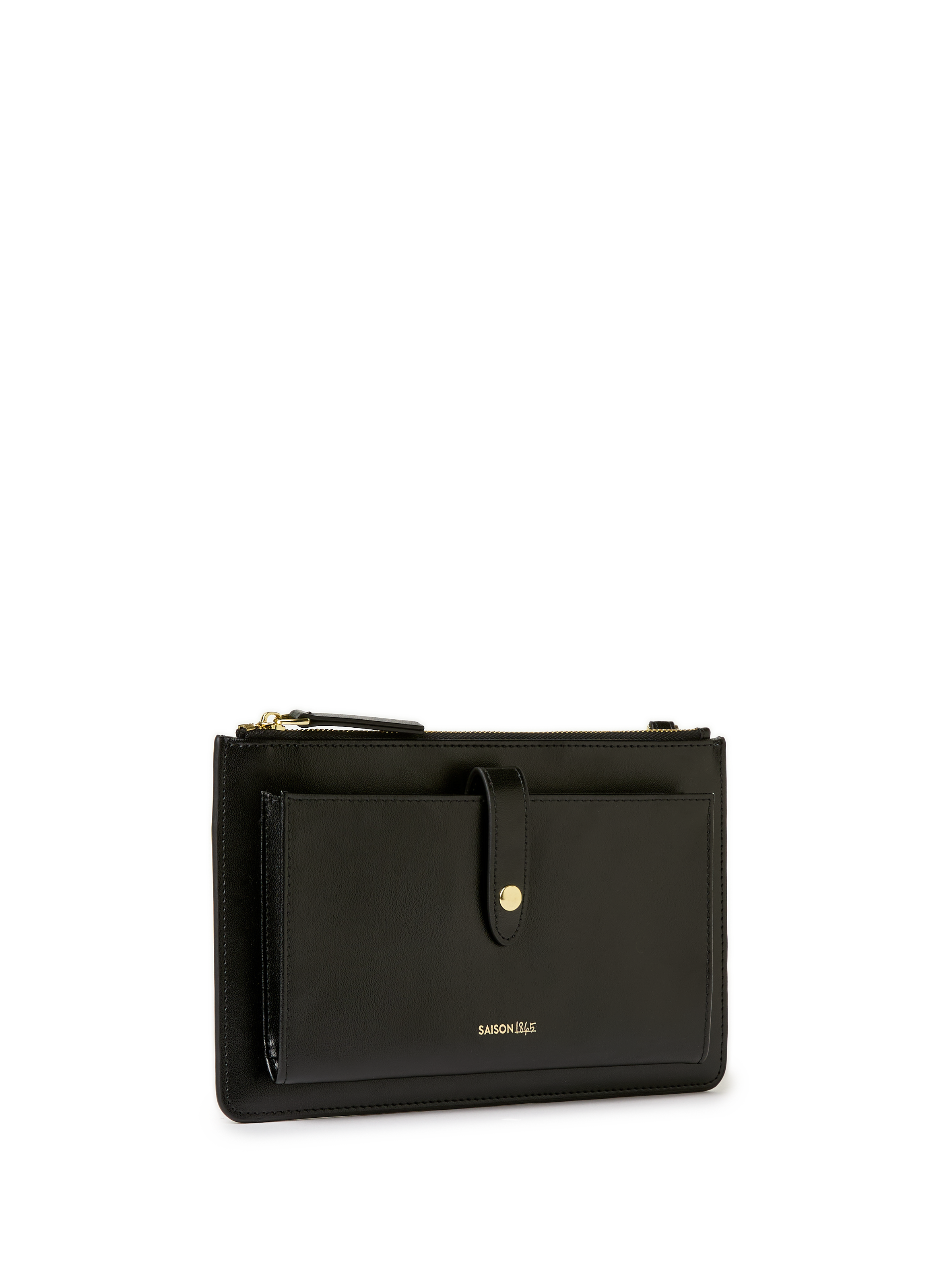 Pochette en cuir SAISON 1865 Noir