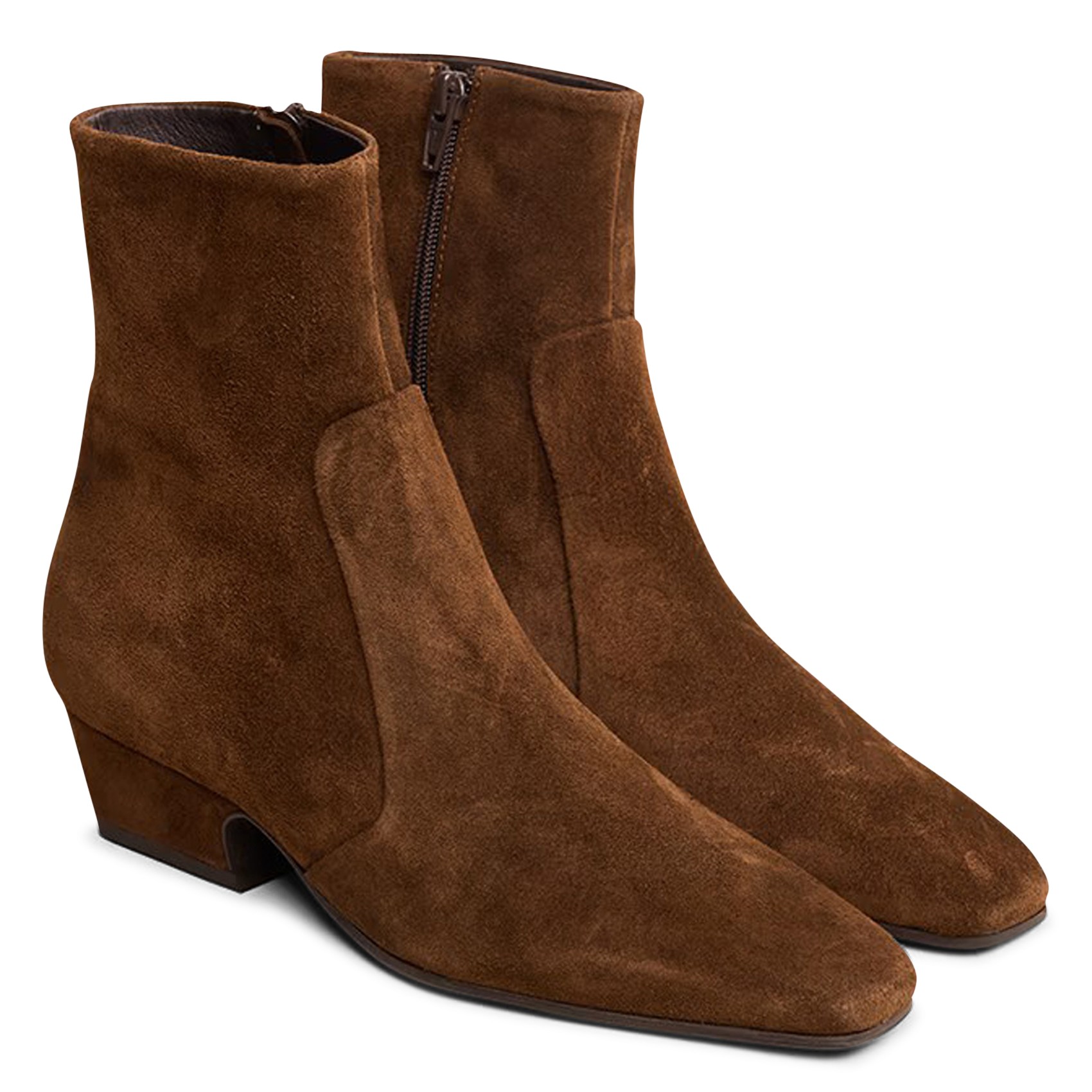 Bottines en cuir domaine JONAK Marron