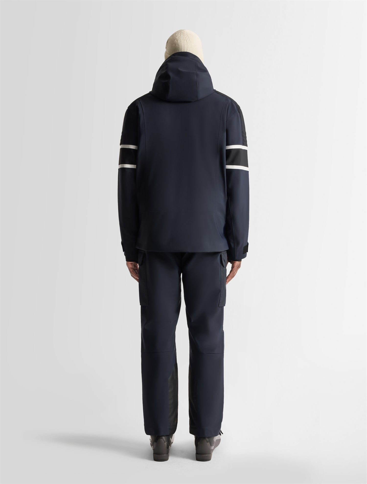 Veste de ski amwo col capuche coupe regular FUSALP Bleu