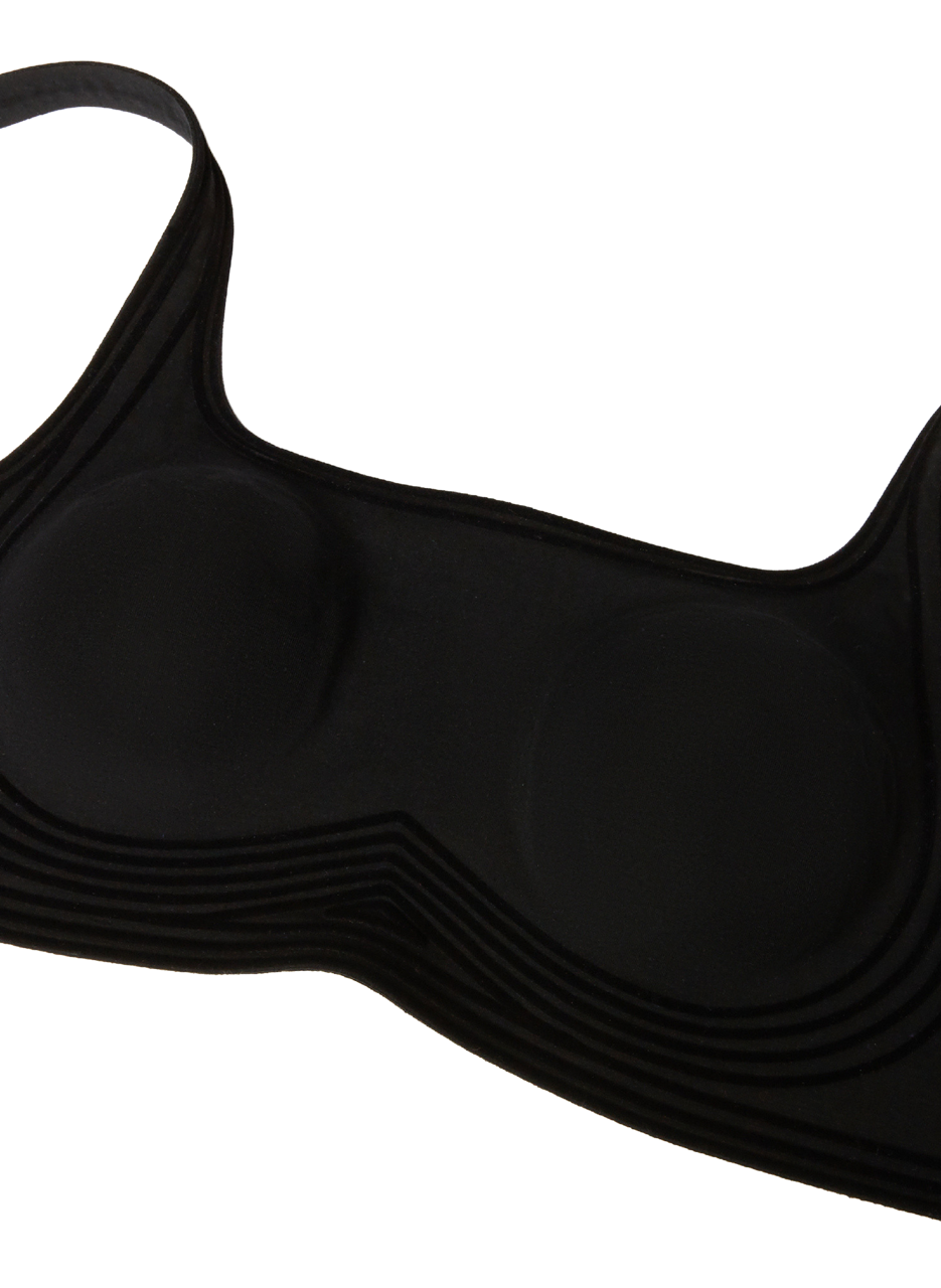 Brassière Cotton Contour 3W WOLFORD Bleu