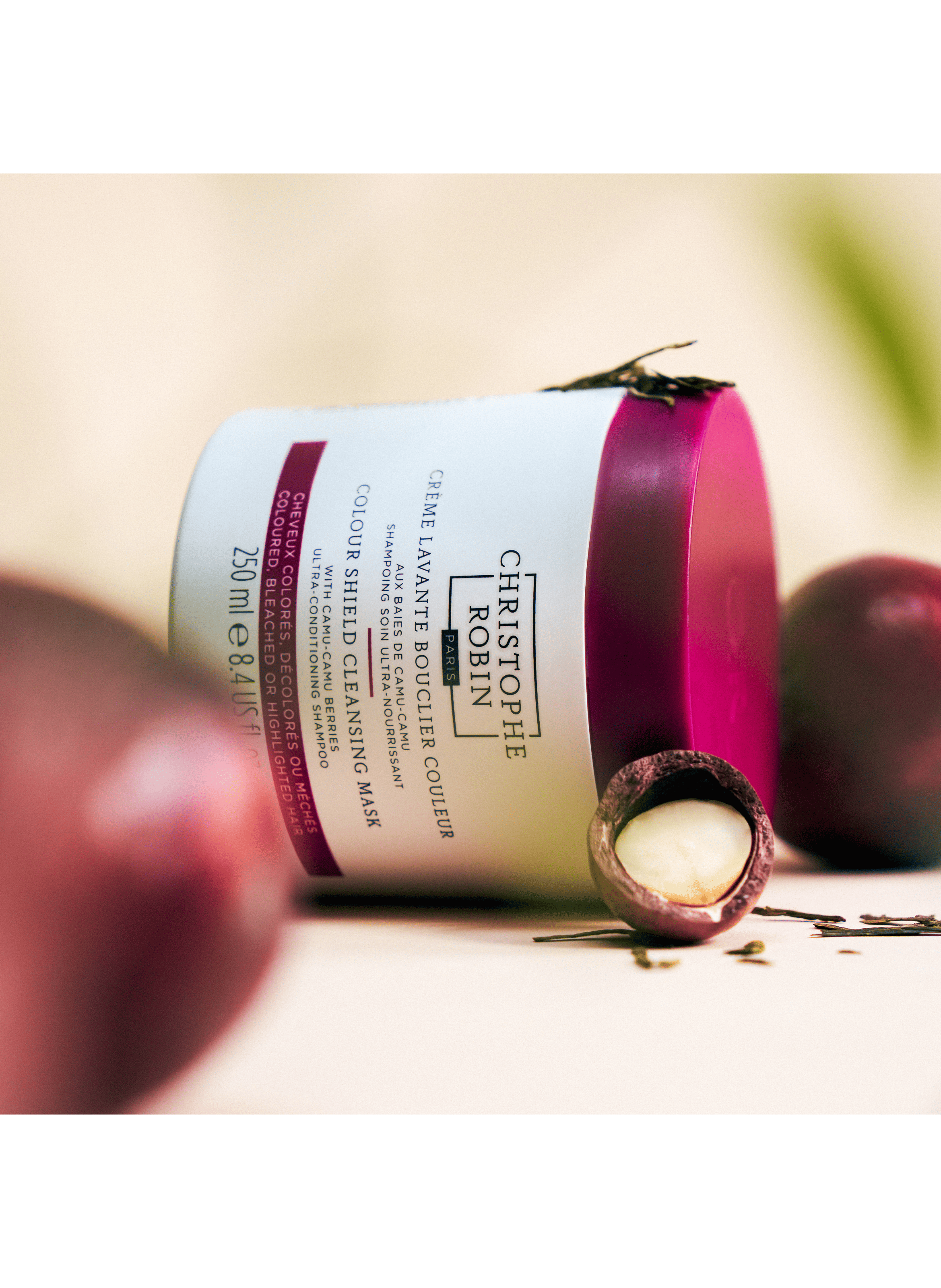 Crème lavante bouclier couleur aux baies de camu-camu CHRISTOPHE ROBIN No color