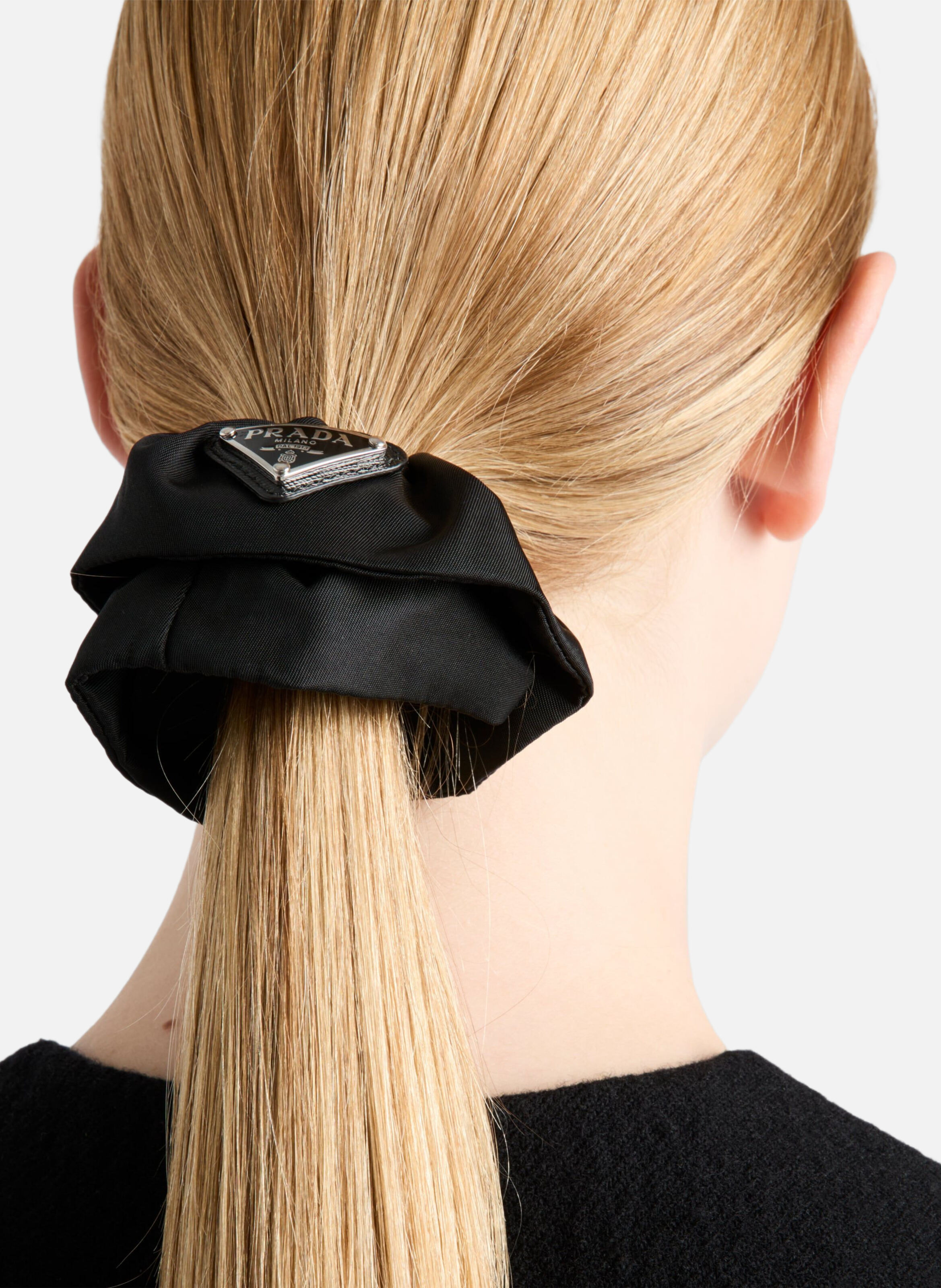 Chouchou en re-nylon PRADA Noir