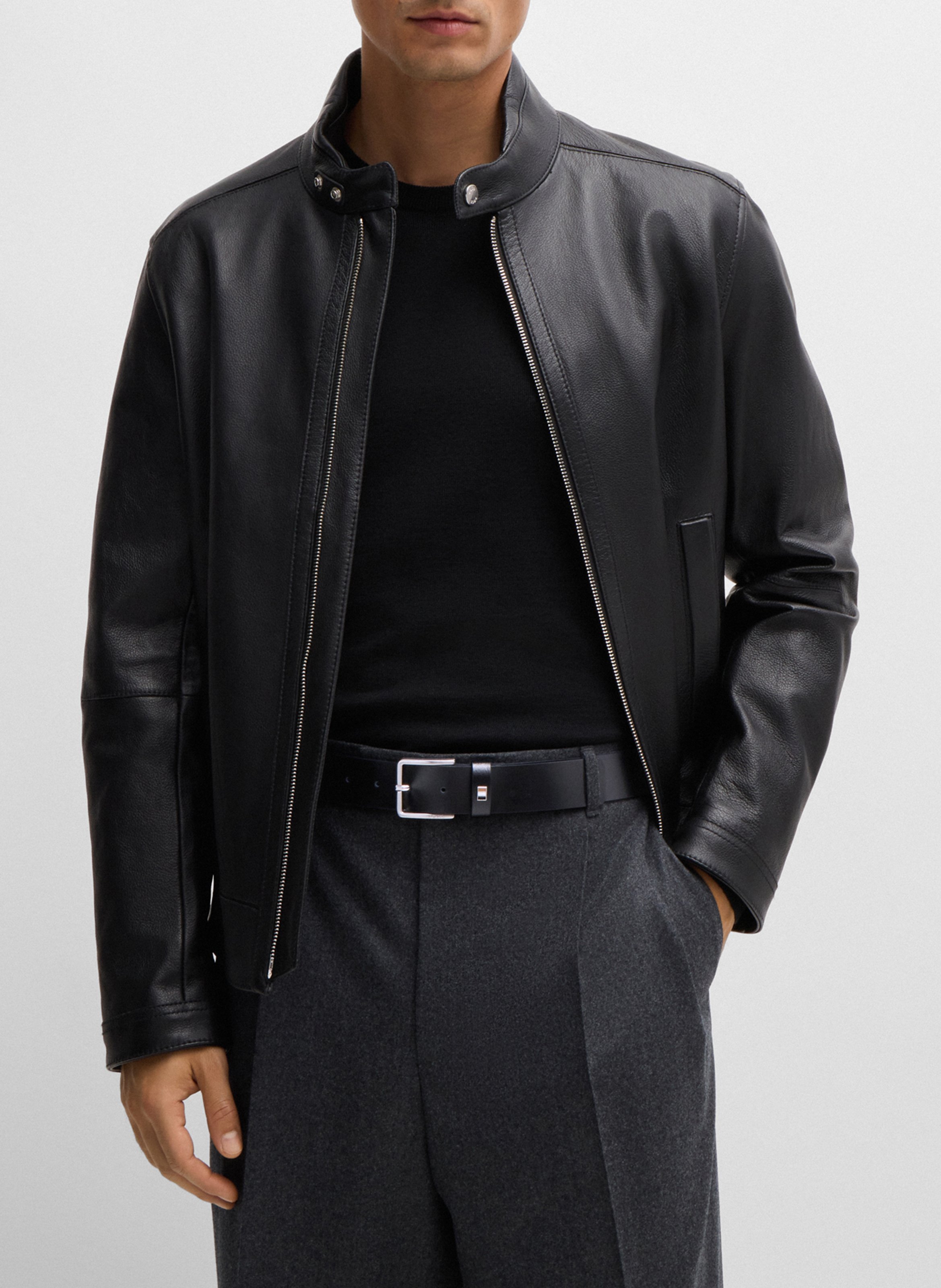 Ceinture en cuir BOSS Noir