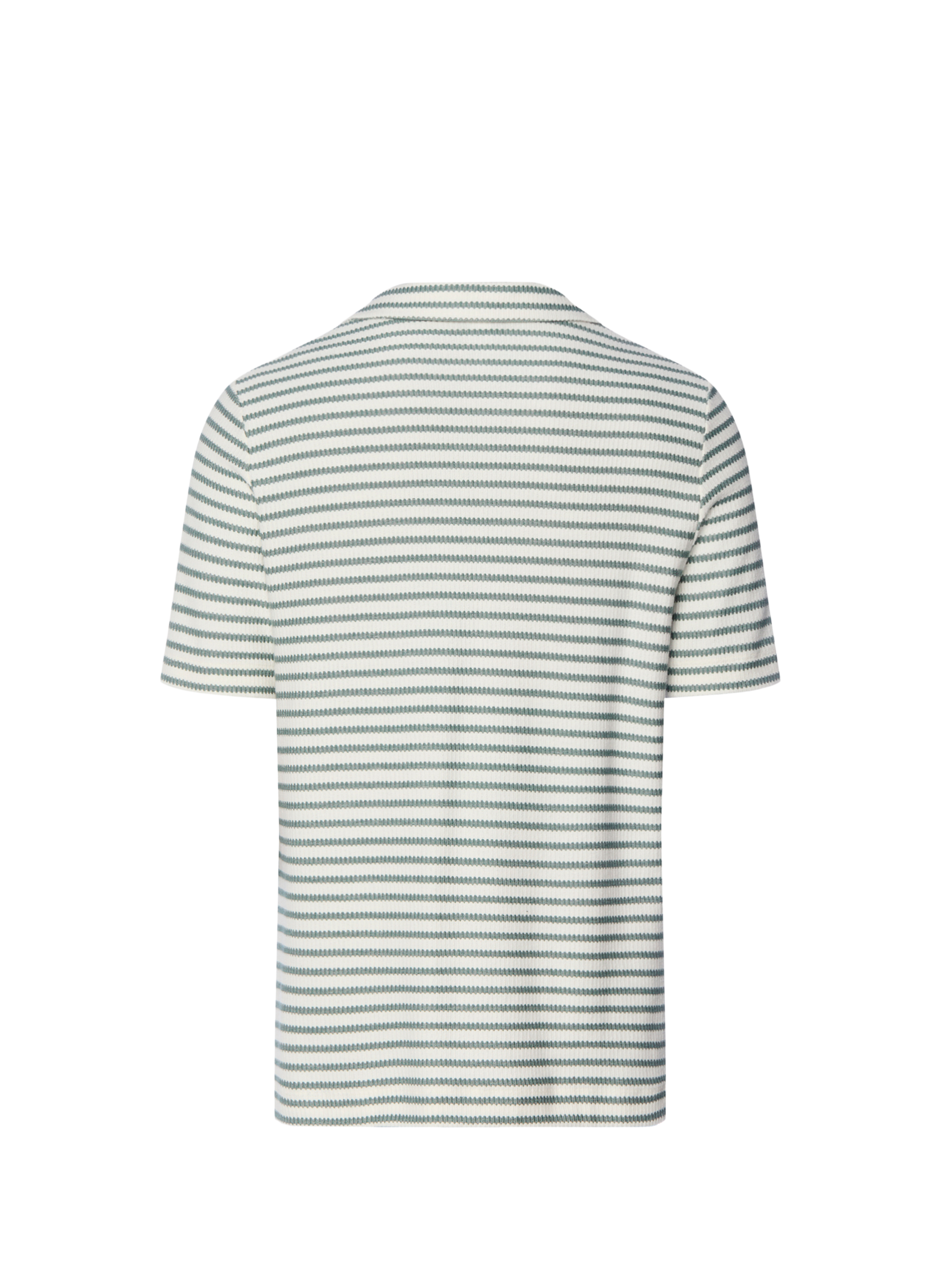 T-shirt Travel à rayures en coton HANRO Vert