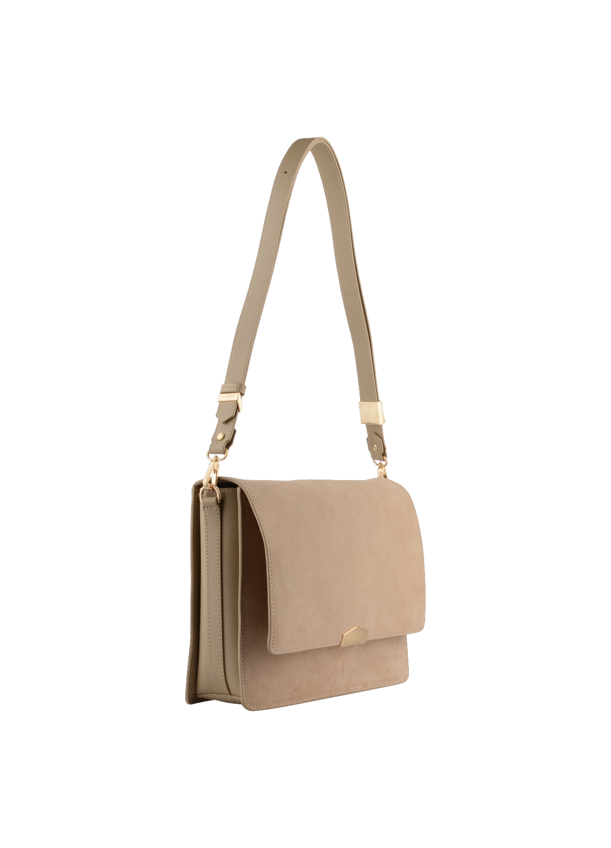 Anjou daim | porté épaule gm POURCHET Gris