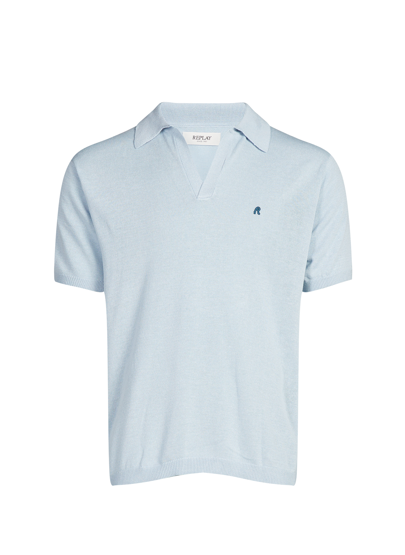 Polo à manches courtes REPLAY Bleu