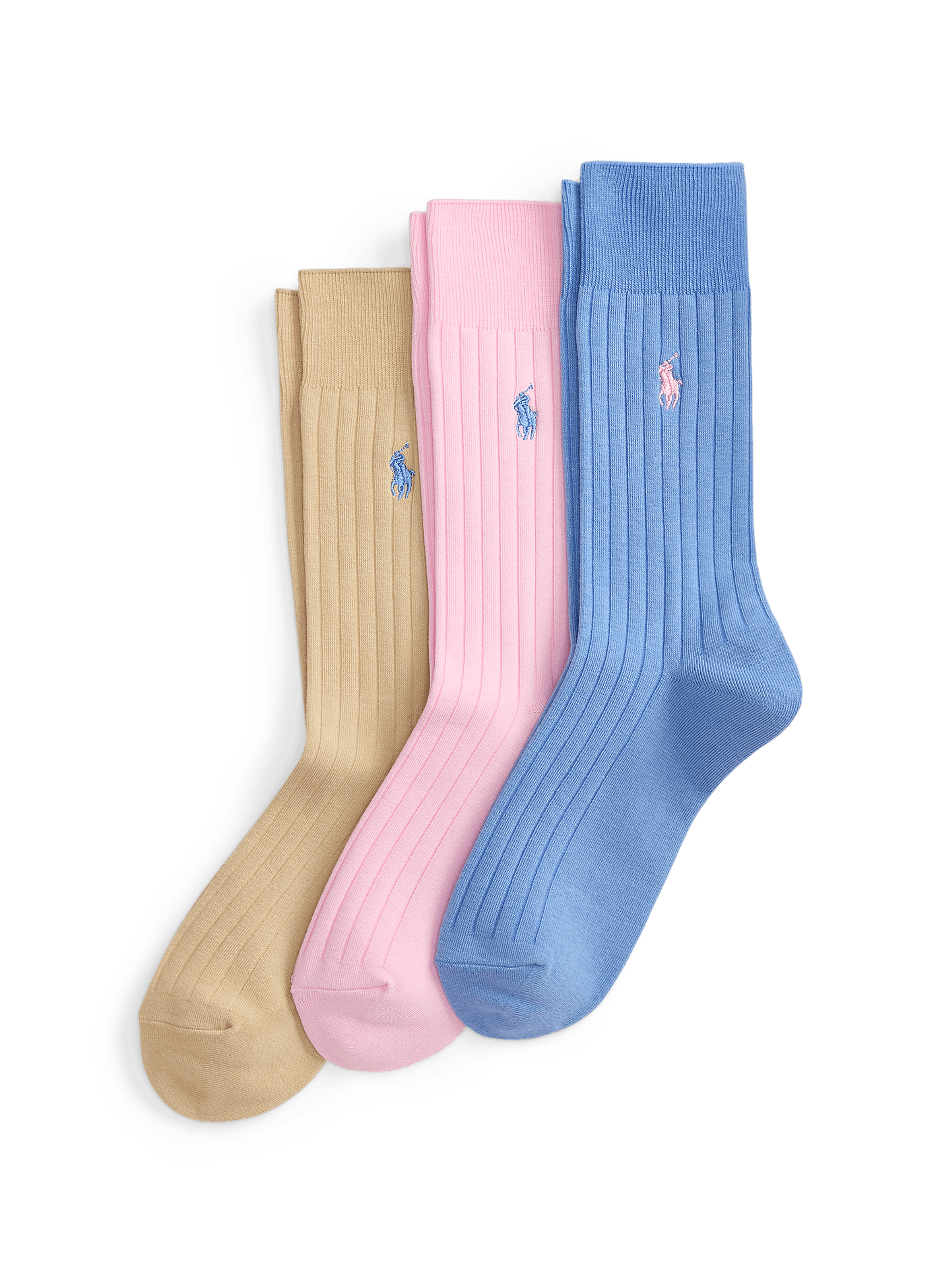Set of three pairs of cotton socks POLO RALPH LAUREN Multicolour