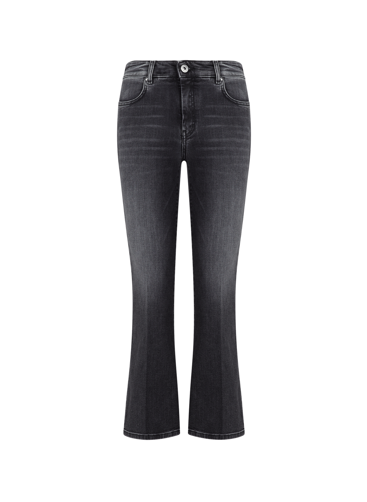 Jean cropped en coton mélangé MAX MARA WEEK END Noir