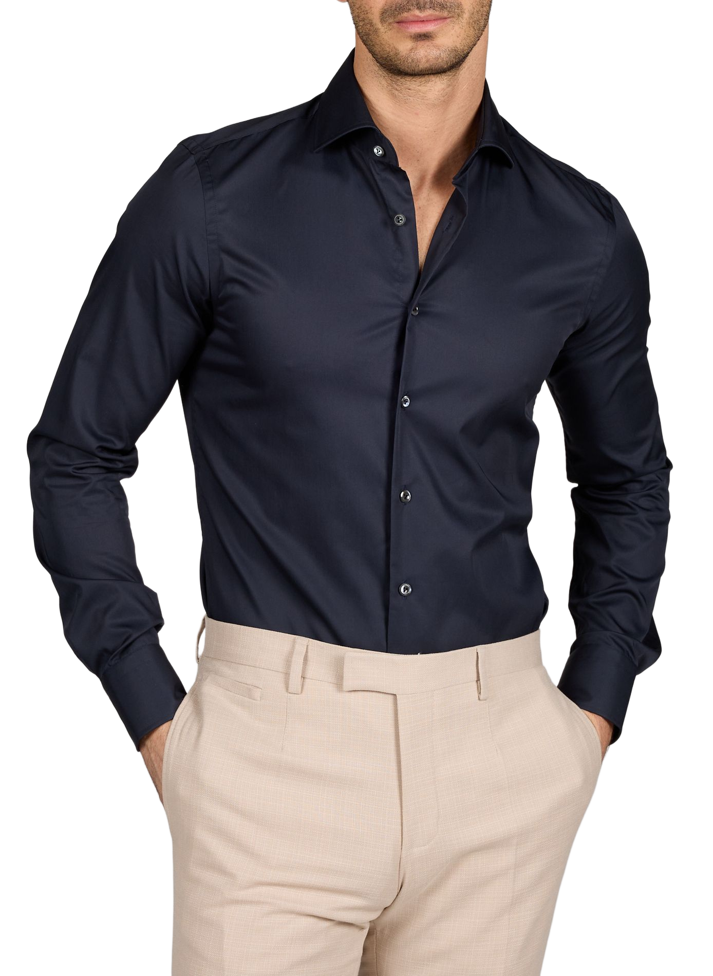 Chemise en coton VAN LAACK Bleu