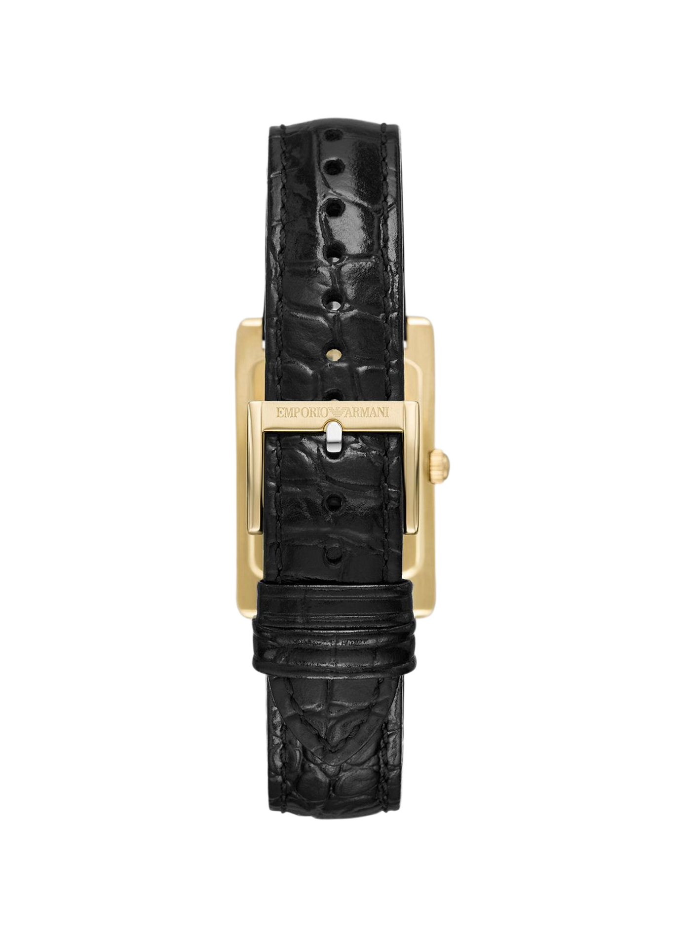 Montre quartz en cuir ARMANI MONTRES Noir