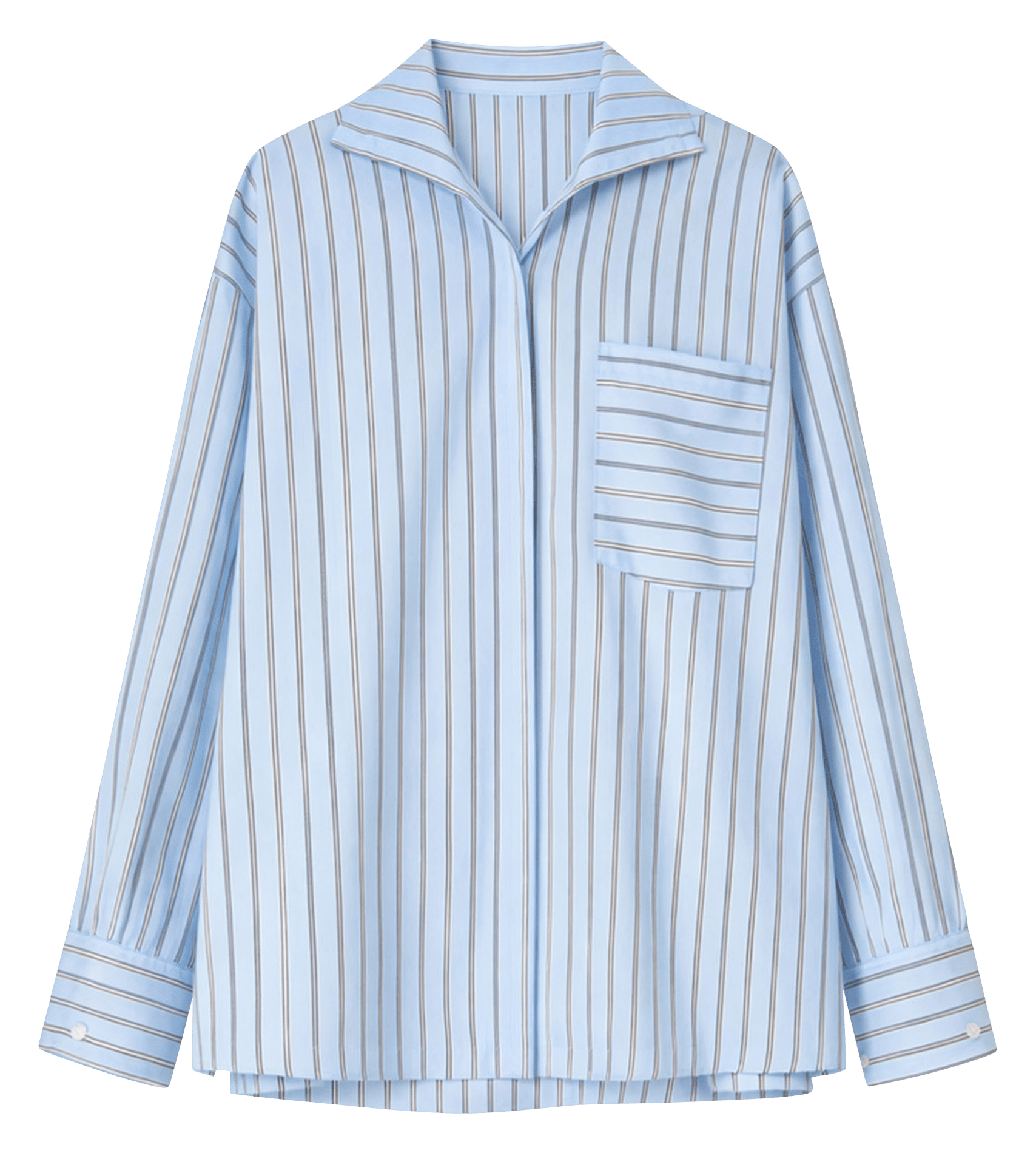 Chemise ample à rayures nynnon IRO Bleu