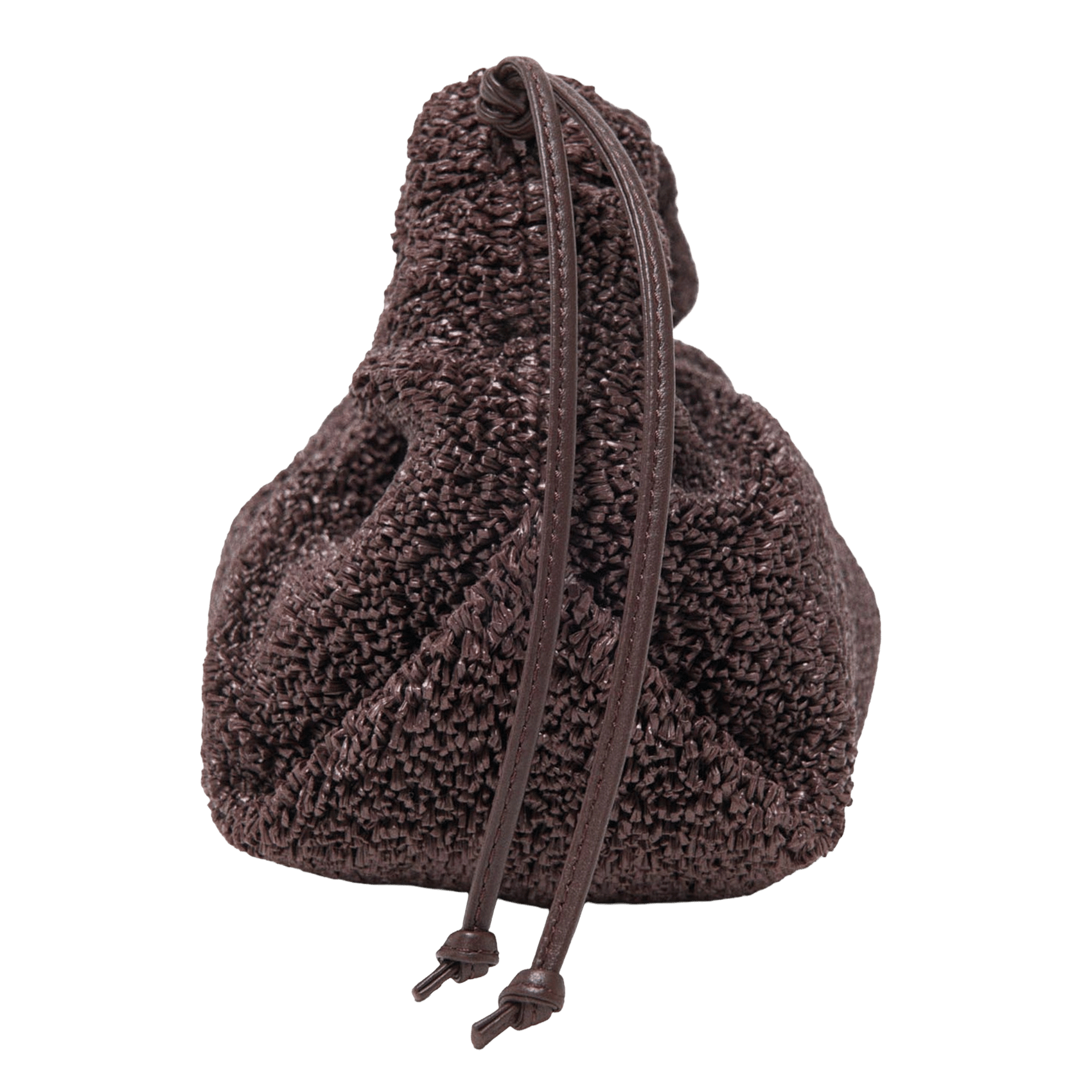 Sac bandoulière uni m MAJE Marron