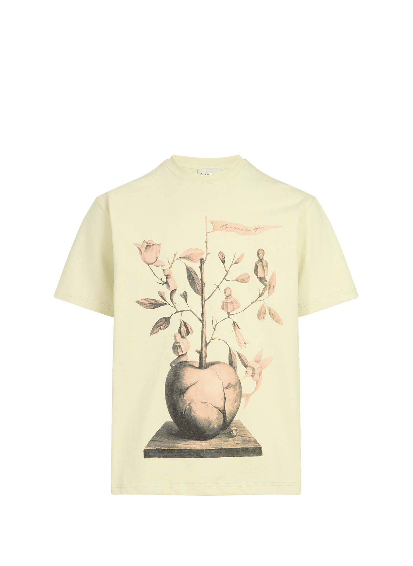 Biker-style cotton t-shirt PAS UNE MARQUE Green