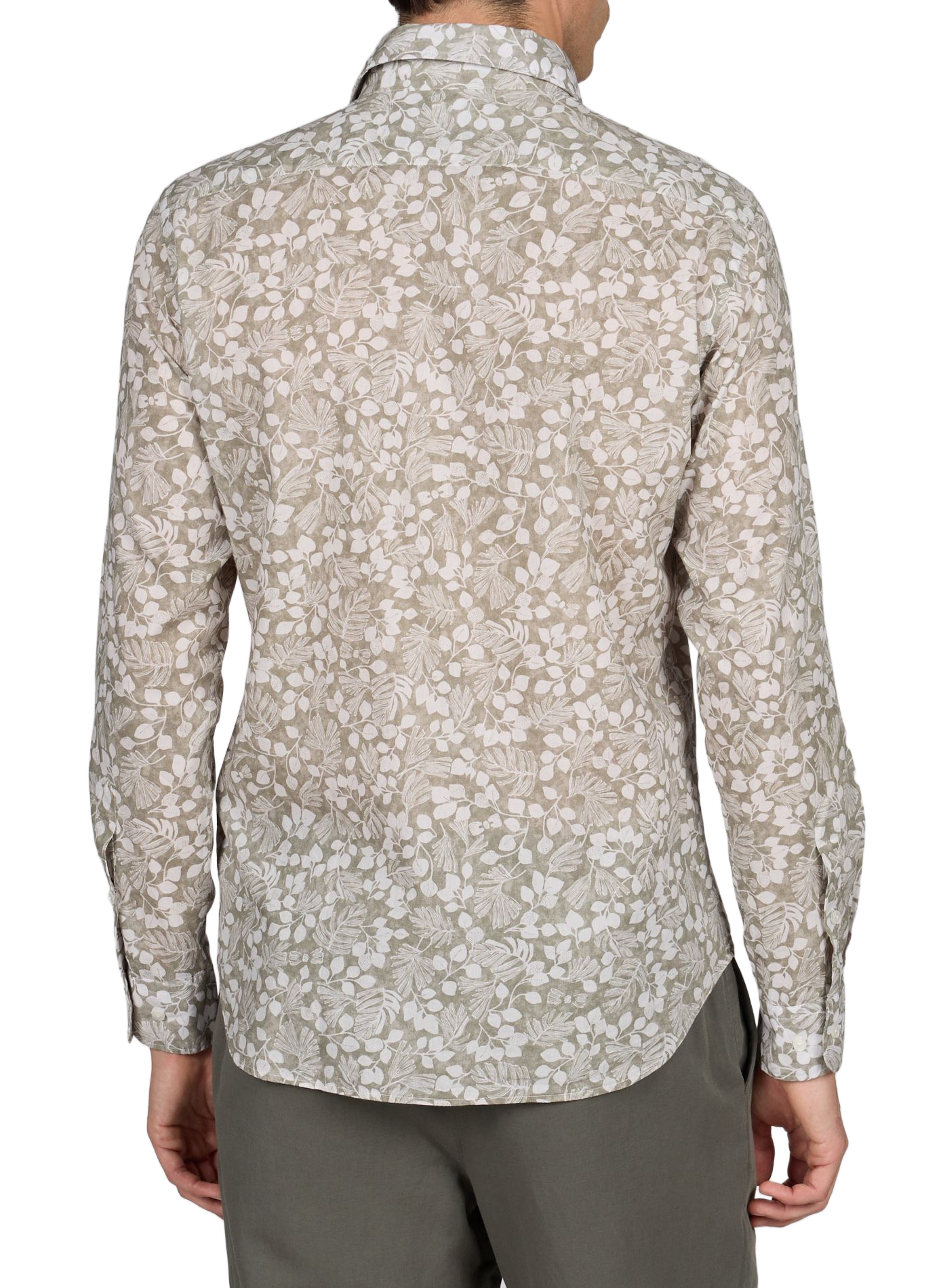 Chemise droite imprimée EDEN PARK Beige