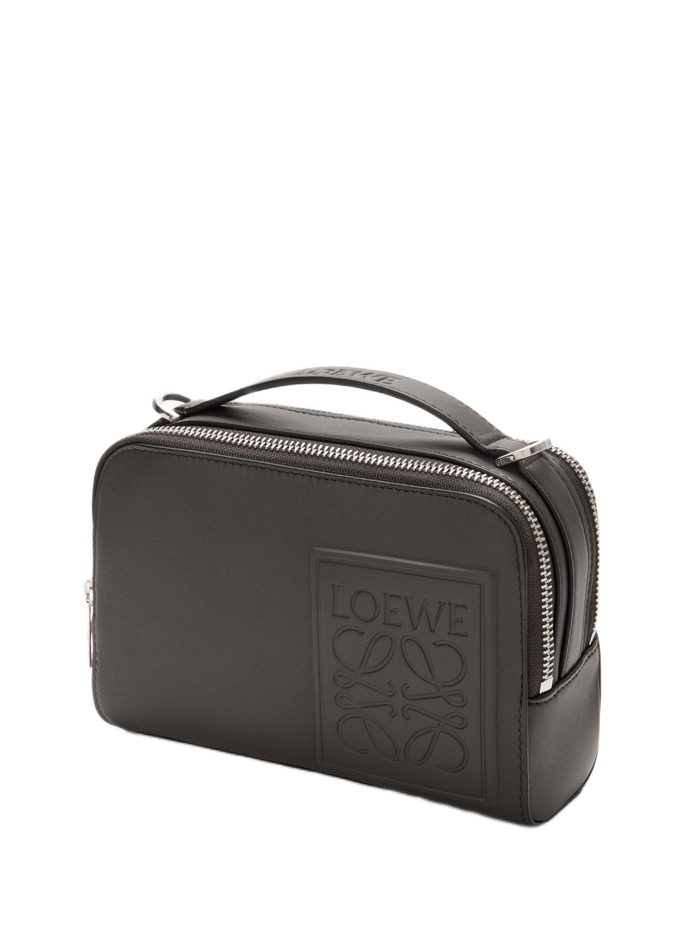 Mini Camera Crossbody en cuir de veau satiné LOEWE Gris
