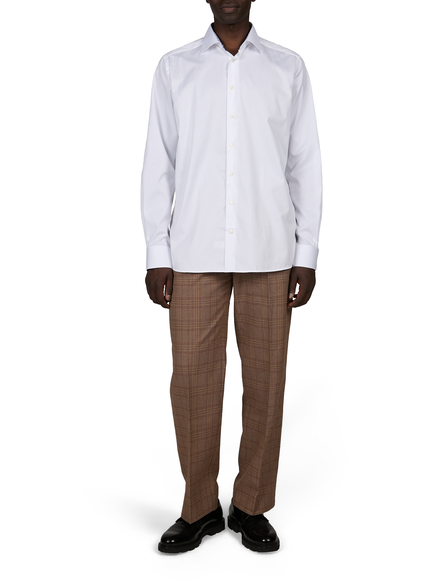 Straight cotton shirt ETON White