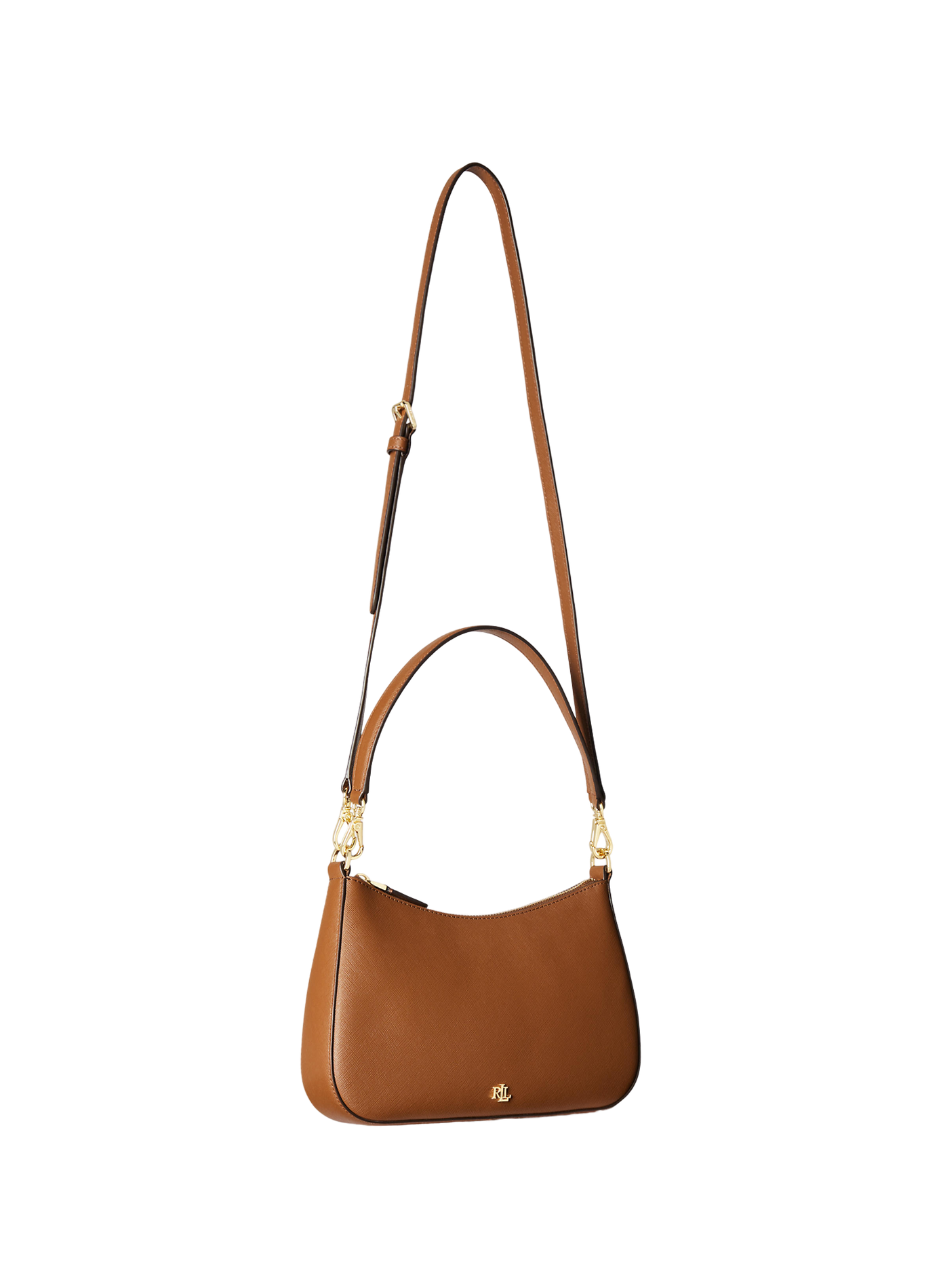 Handtasche Danny aus Leder LAUREN Beige