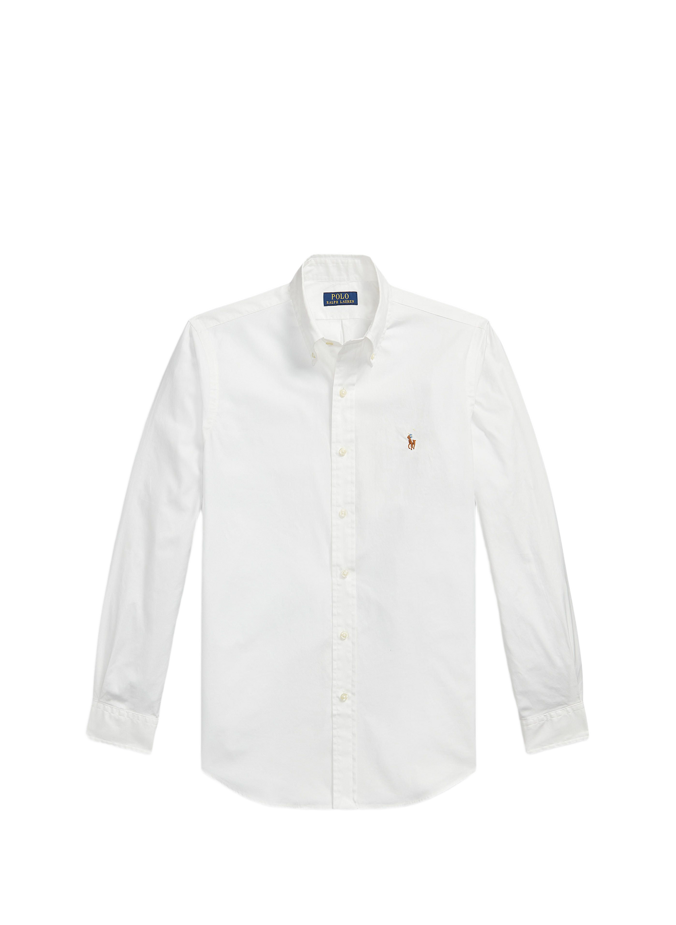 Straight shirt with logo in blended cotton POLO RALPH LAUREN White