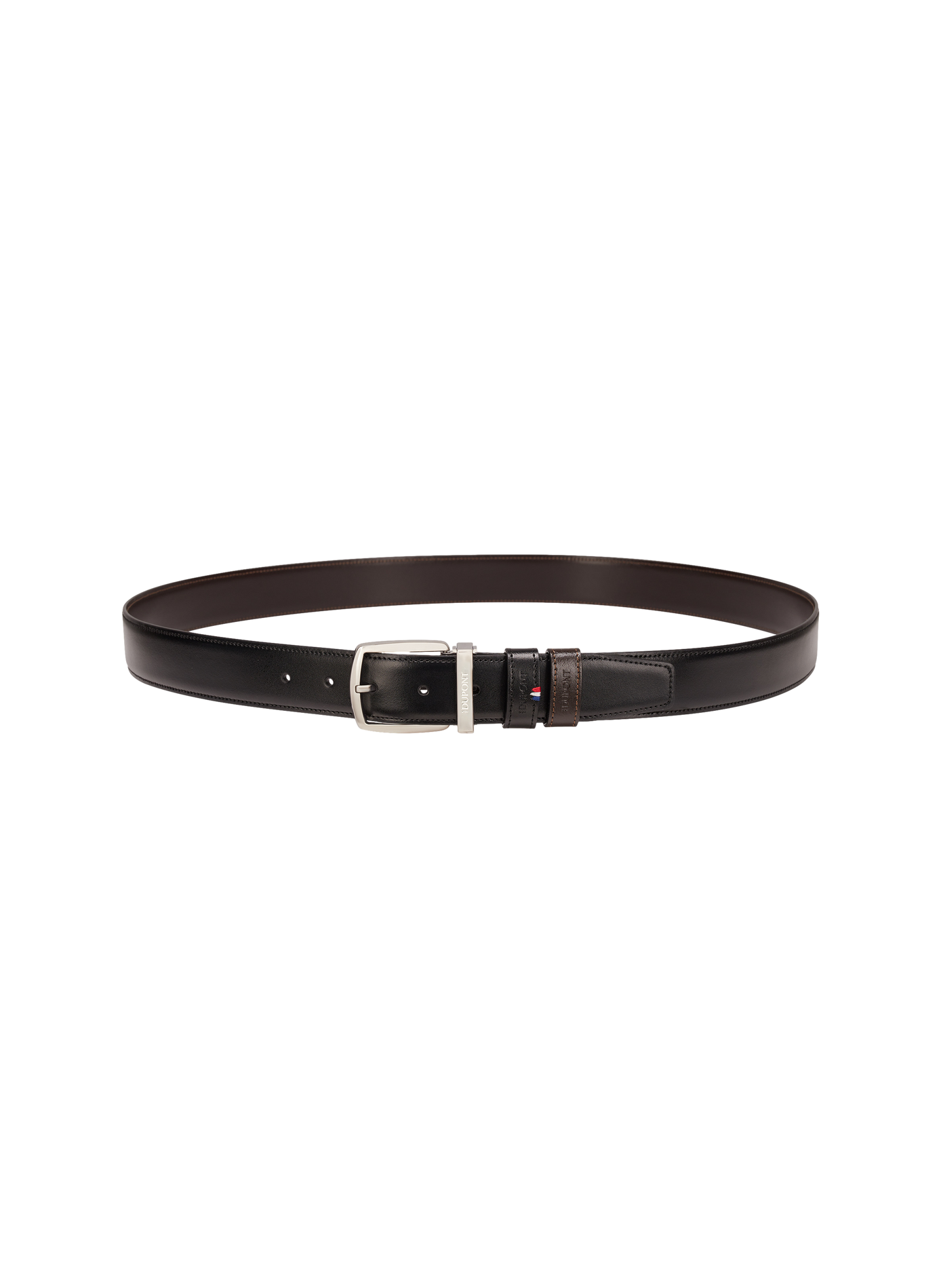 Line D reversible smooth leather belt S.T. DUPONT Black